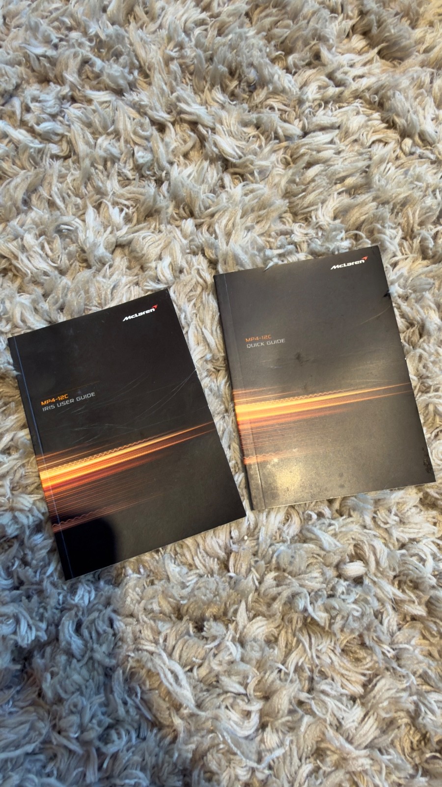 MCLAREN MP4 12C IRIS USER GUIDE / QUICK GUIDE MCLAREN MP4 12C IRIS USER GUIDE / QUICK GUIDE