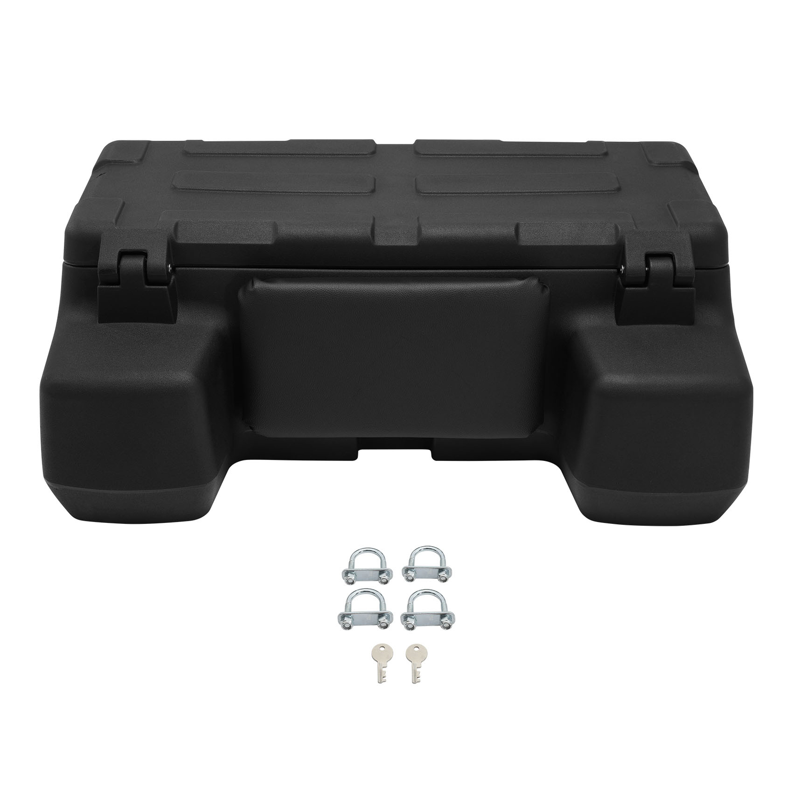 96L Motorcycle Hard Tour Tail Box Scooter Top Trunk Storage Carrier Case Balck