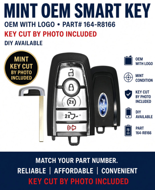 MINT OEM 2017-2024 FORD F150 2017-2022 F250 F350 REMOTE KEY FOB 164-R8166 MINT OEM 2017-2024 FORD F150 2017-2022 F250 F350 REMOTE KEY FOB 164-R8166