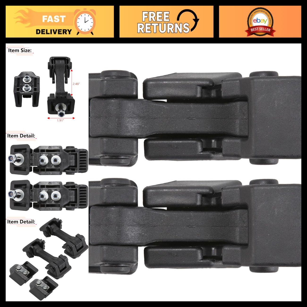 Hood Latch Replacement for Jeep Wrangler JK | Durable, Easy Install, Secure Fit Hood Latch Replacement for Jeep Wrangler JK | Durable, Easy Install, Secure Fit