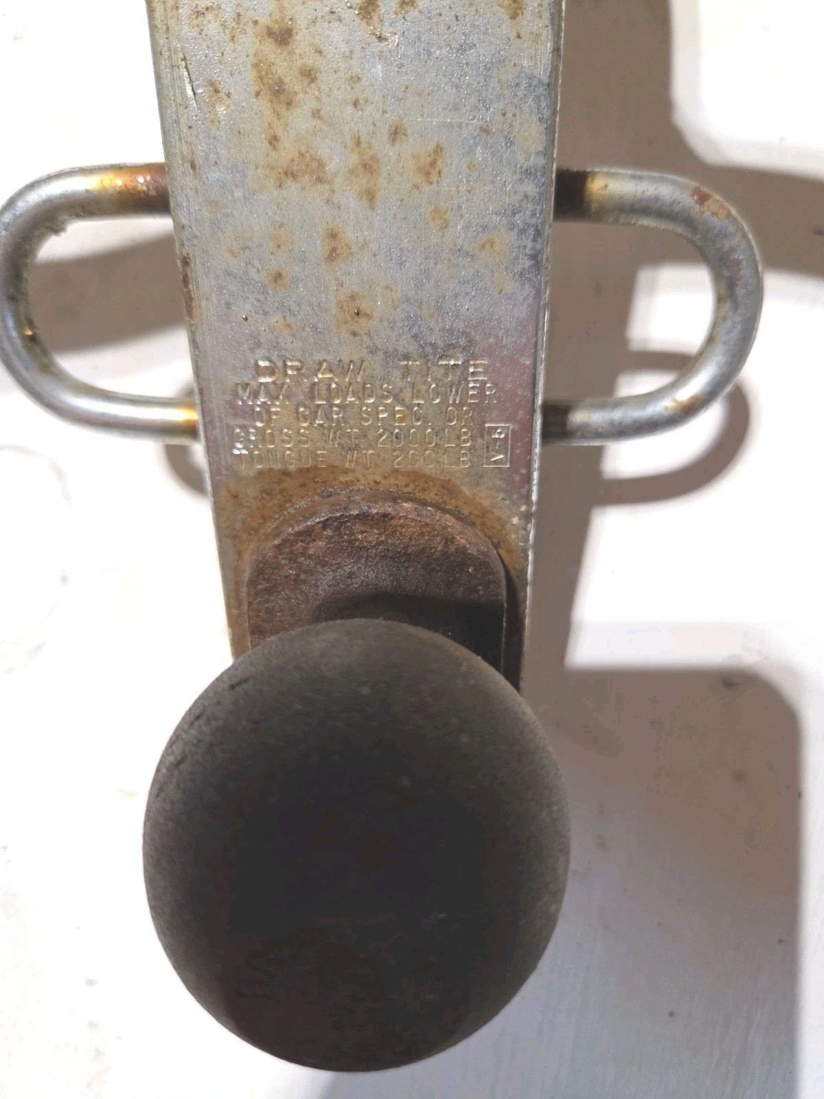 DRAW TITE Tow Hitch VINTAGE 4 Bolt Mount Gross WT 2000 LB Tongue 200 LB Hon02-02 DRAW TITE Tow Hitch VINTAGE 4 Bolt Mount Gross WT 2000 LB Tongue 200 LB Hon02-02