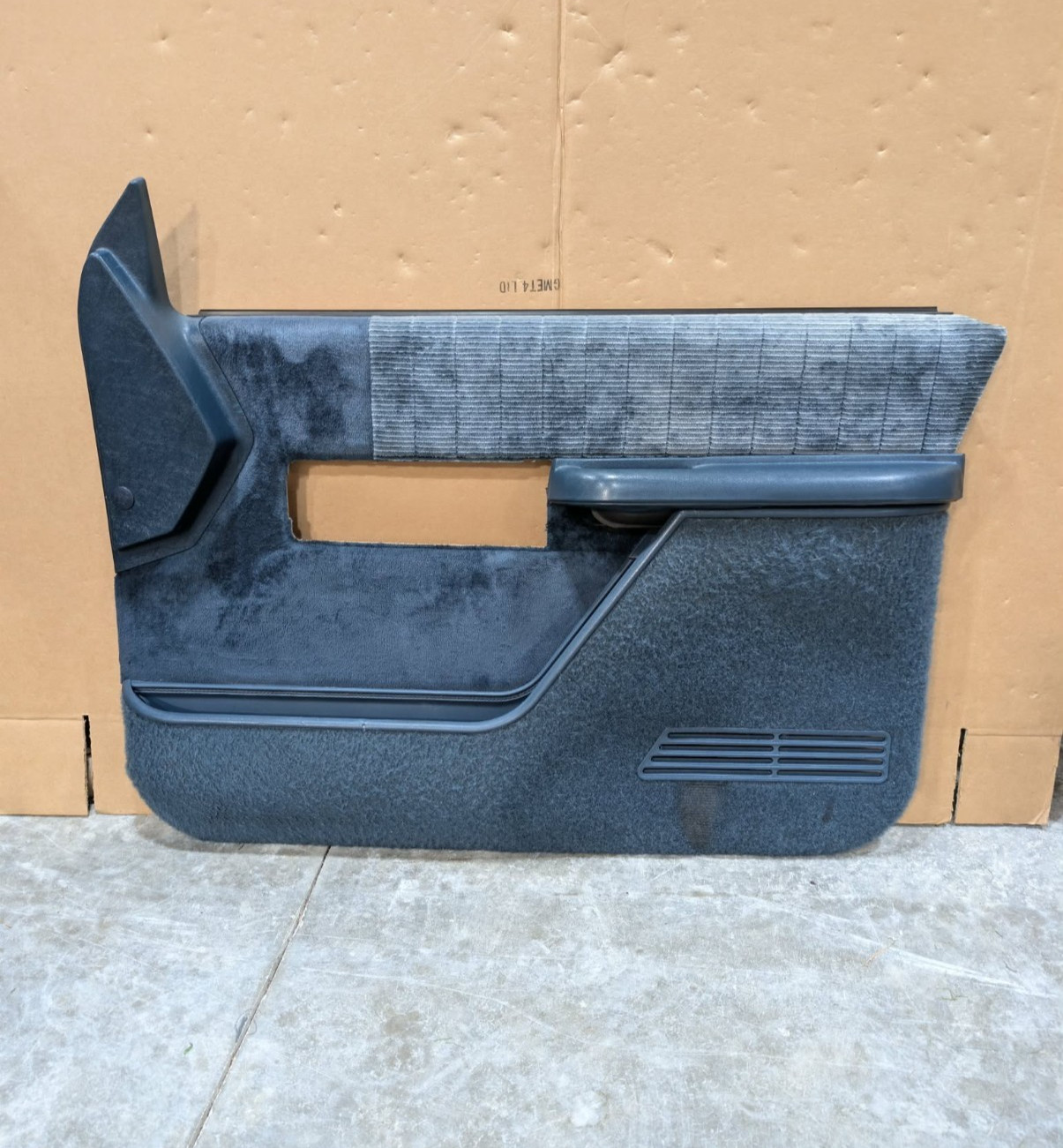 88-94 Chevrolet Silverado Sierra Truck Passenger RH POWER Door Panel BLUE OEM