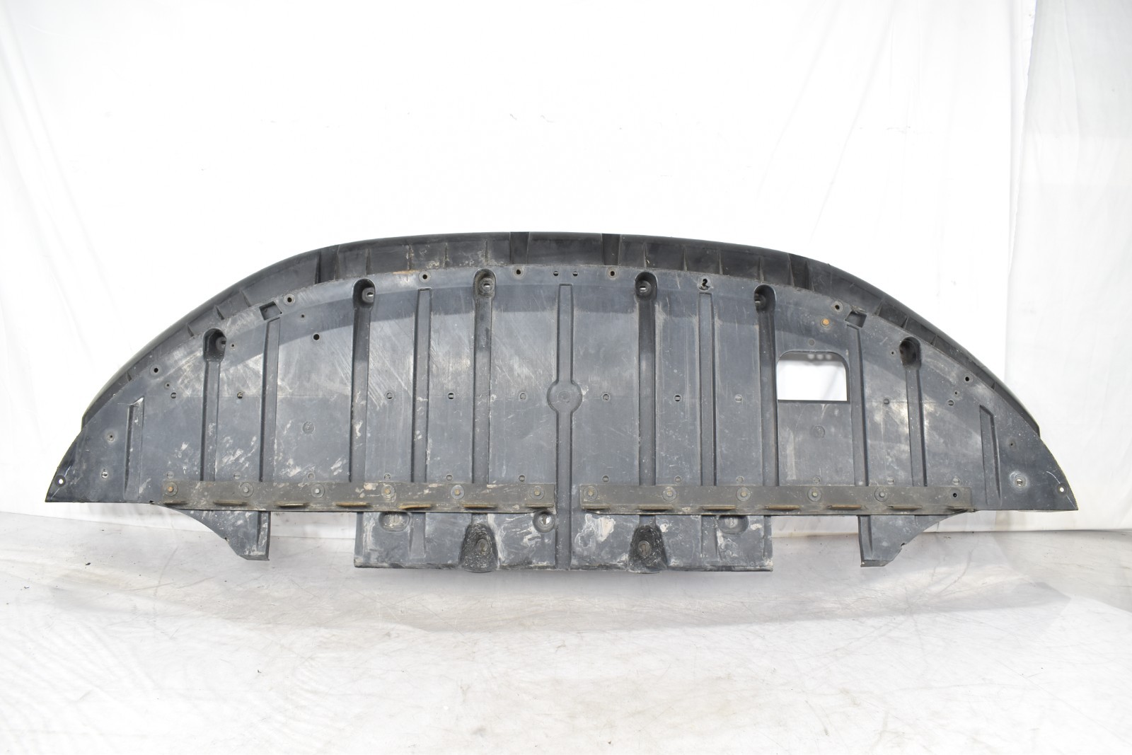 10-18 Jaguar XJ XJL X351 Front Bumper Lower Splash Shield Panel AW9317626AC Oem