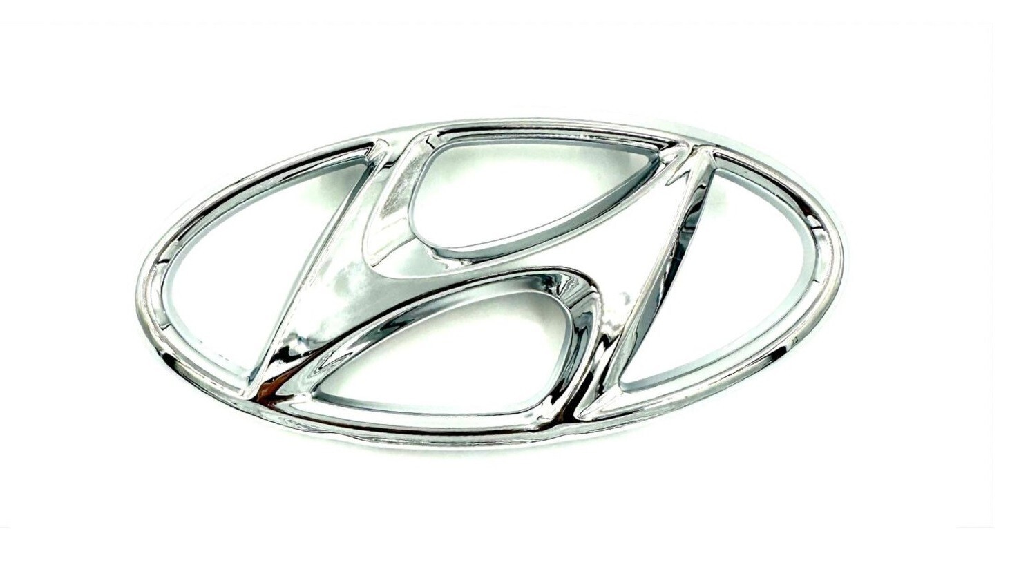Front Grille Chrome Emblem Badge w/Adhesive for 2016-2021 Hyundai TUCSON Front Grille Chrome Emblem Badge w/Adhesive for 2016-2021 Hyundai TUCSON