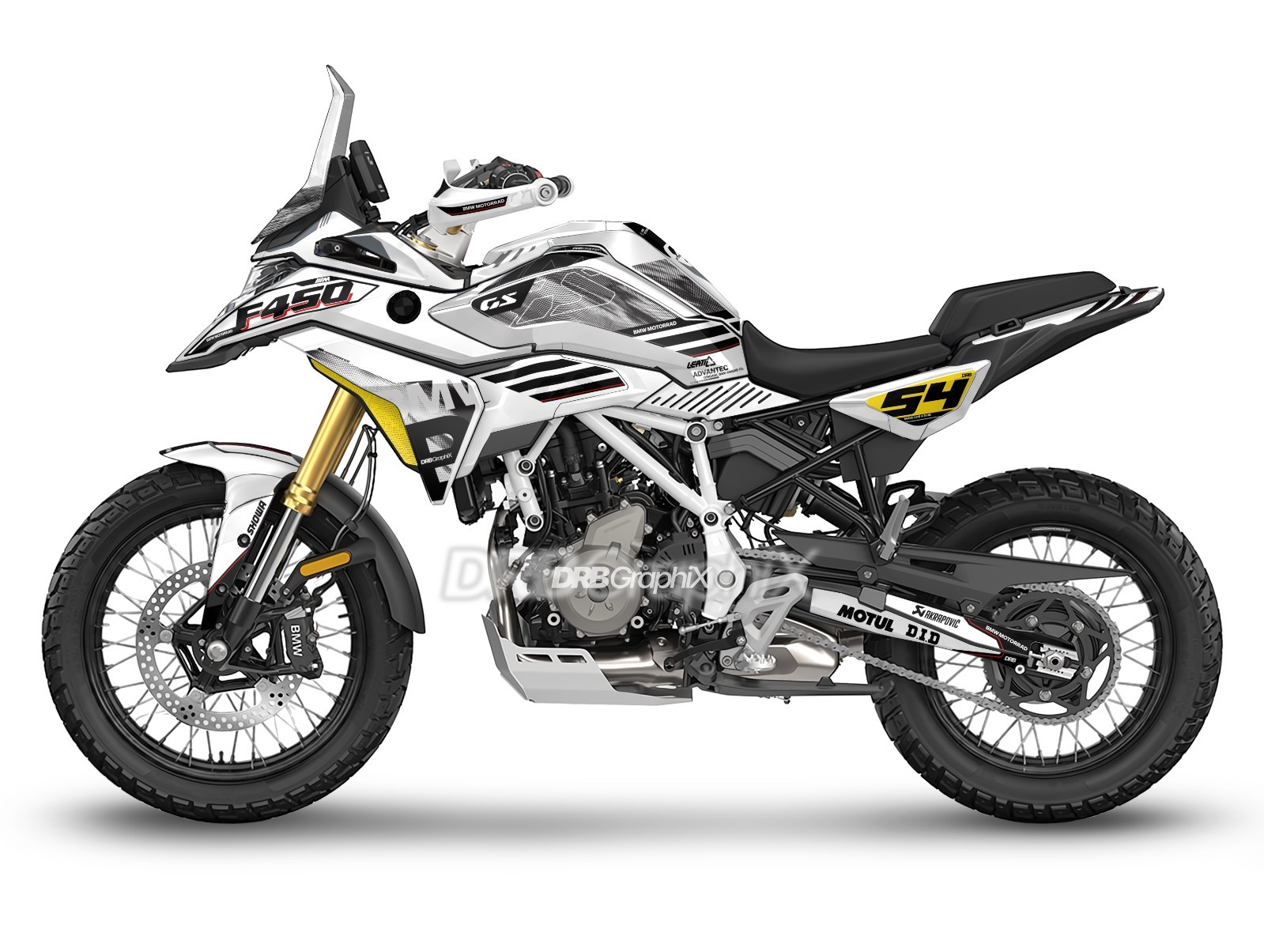 NEW Graphic kit for BMW F450GS (2026~) Decal Kit (HF-W)