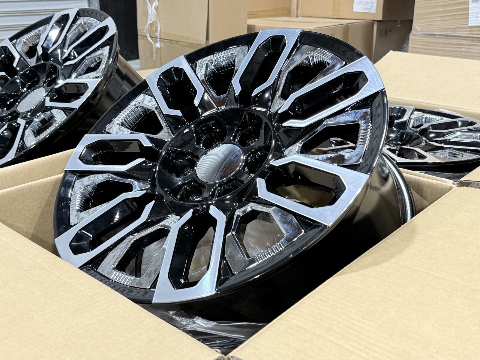 4 20INCH BRAND NEW GMC Sierra Yukon Denali Ultimate OE STYLE 20” BLK/MACH Rims 4 20INCH BRAND NEW GMC Sierra Yukon Denali Ultimate OE STYLE 20” BLK/MACH Rims