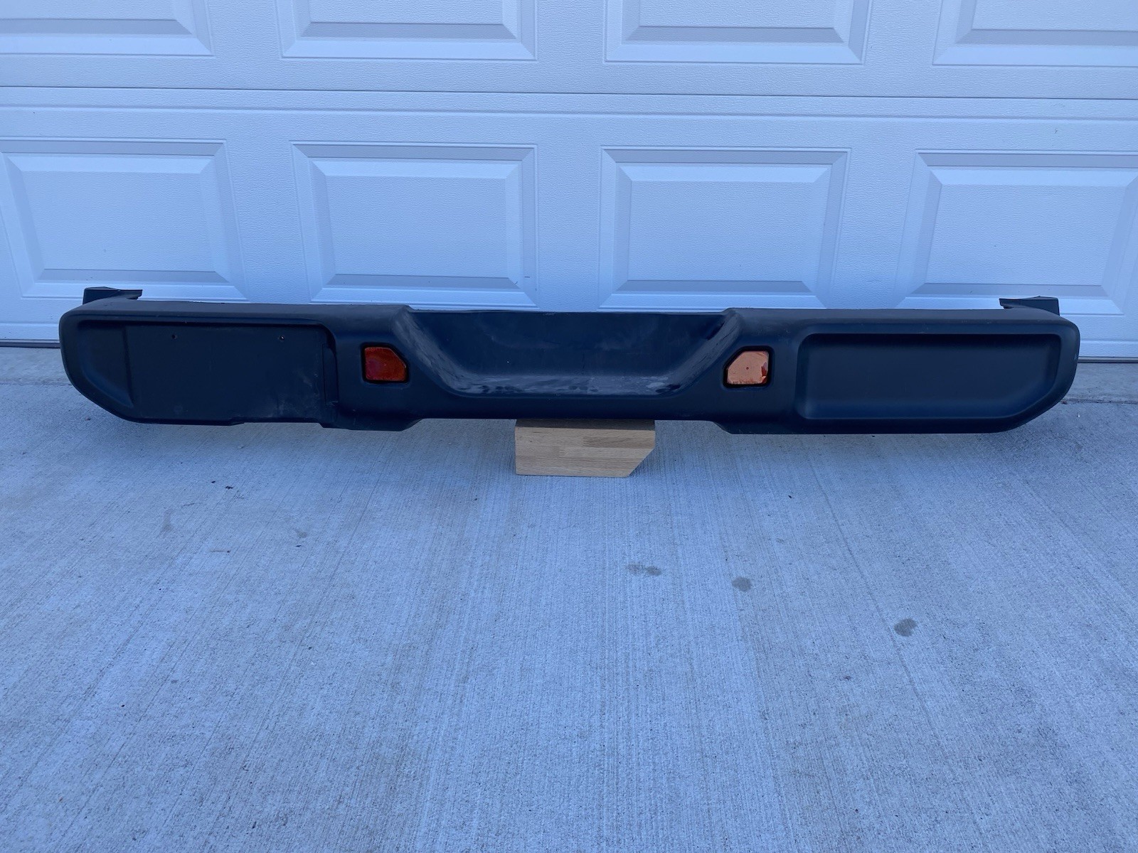 2018-2024 Jeep Wrangler Rear Bumper w/o Sensor Holes OEM