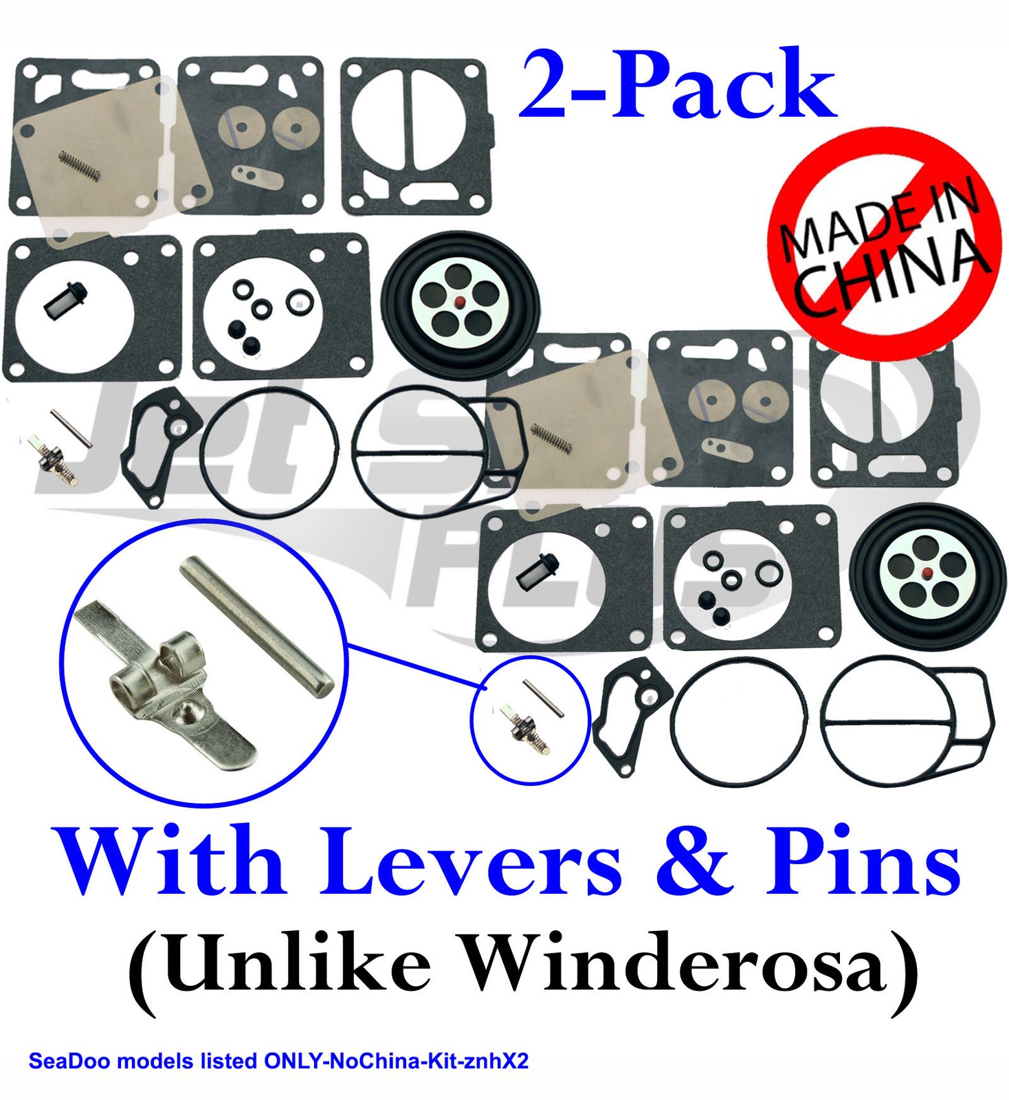 SeaDoo Mikuni Dual Carb Rebuild Kit SP SPX XP HX GTS GTX 650 717 720 787 800