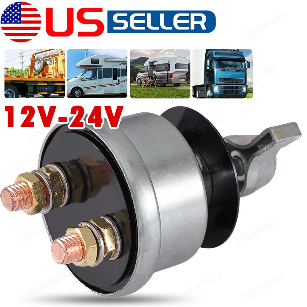 12V 24V Master Battery Quick Disconnect Power Cut Shut Off Switch Heavy Duty