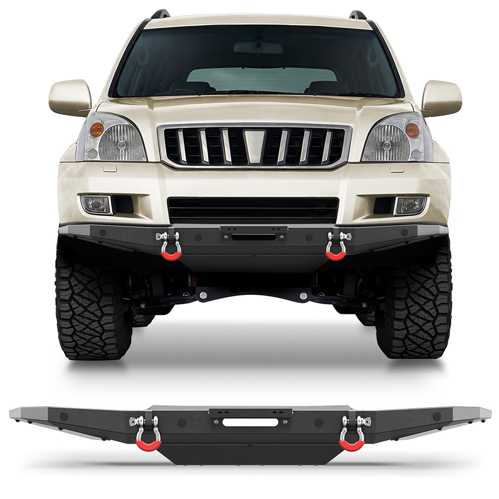 For 2003-2009 Lexus GX470 Front Bumper w/12000lbs Winch Plate & Sensor Holes