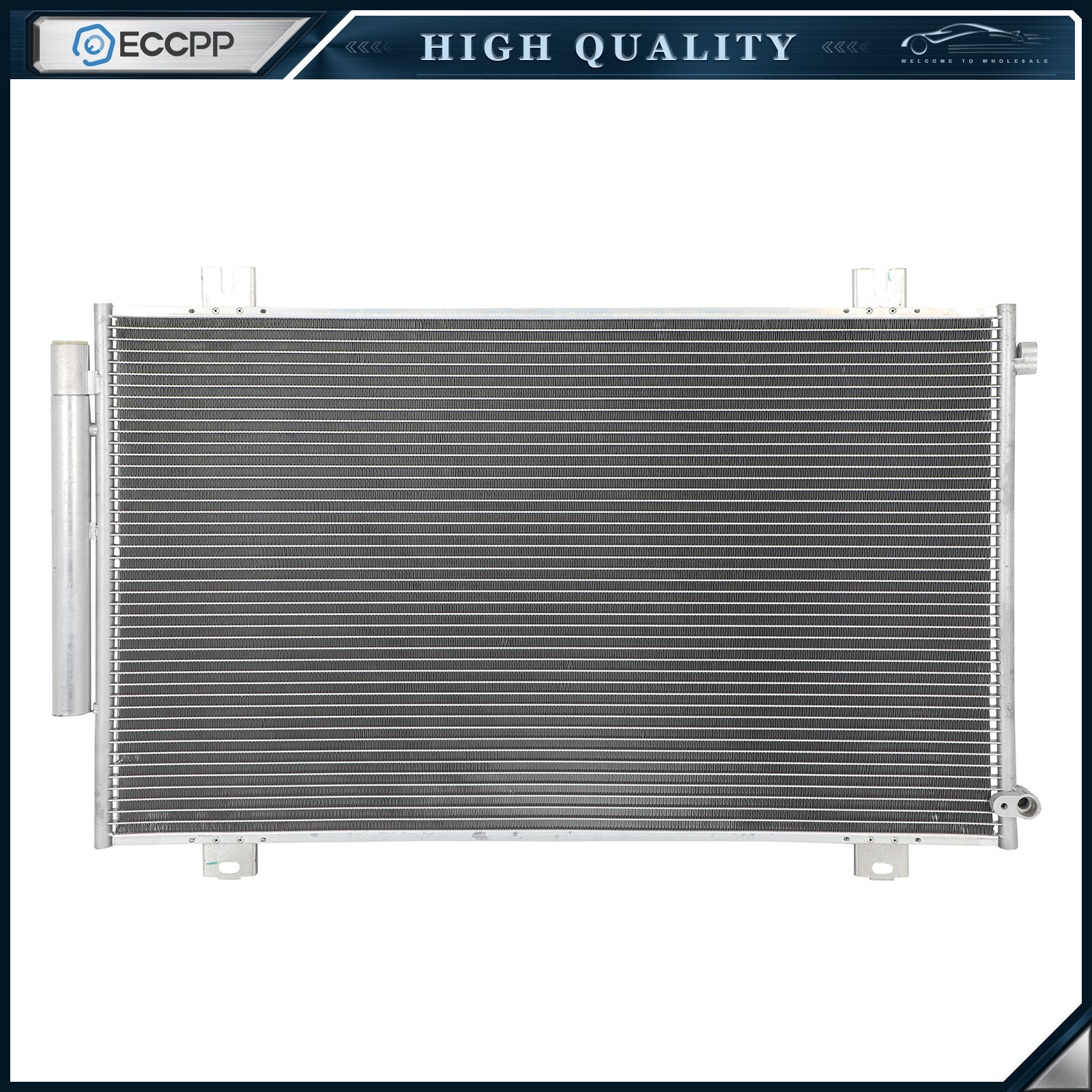 Aluminum AC Condenser For 2018 2019 2020 2021 Honda Odyssey for 30084 condenser