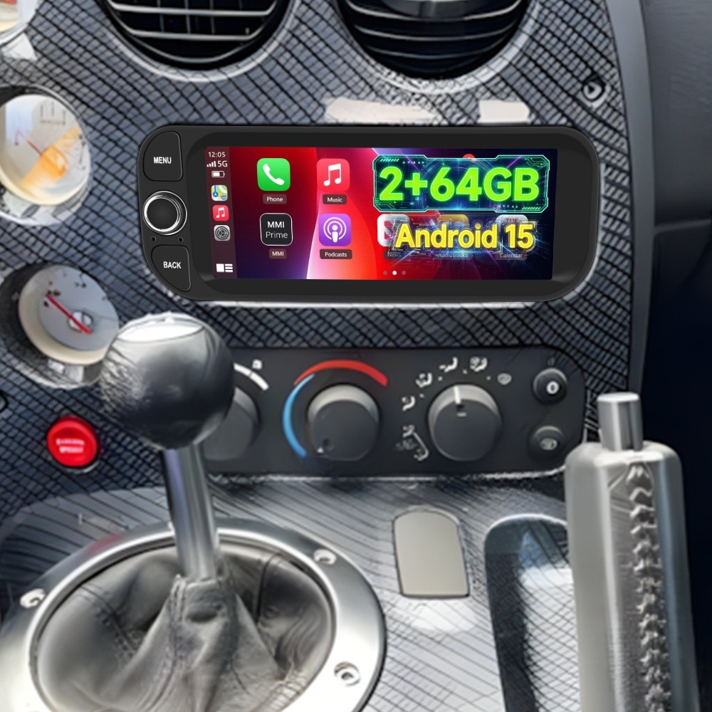 6.86\'\' For 2004-2010 Dodge Viper Android 15.0 Apple Carplay Car Stereo Radio GPS