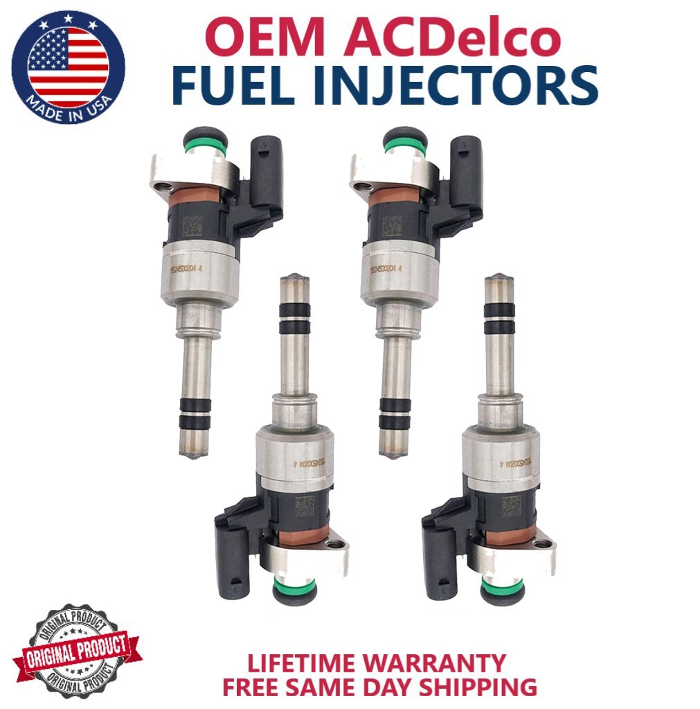 OEM 4x ACDelco Fuel Injector Fits For GMC Terrain SL 2WD 2018-2020 1.5L L4 OEM 4x ACDelco Fuel Injector Fits For GMC Terrain SL 2WD 2018-2020 1.5L L4