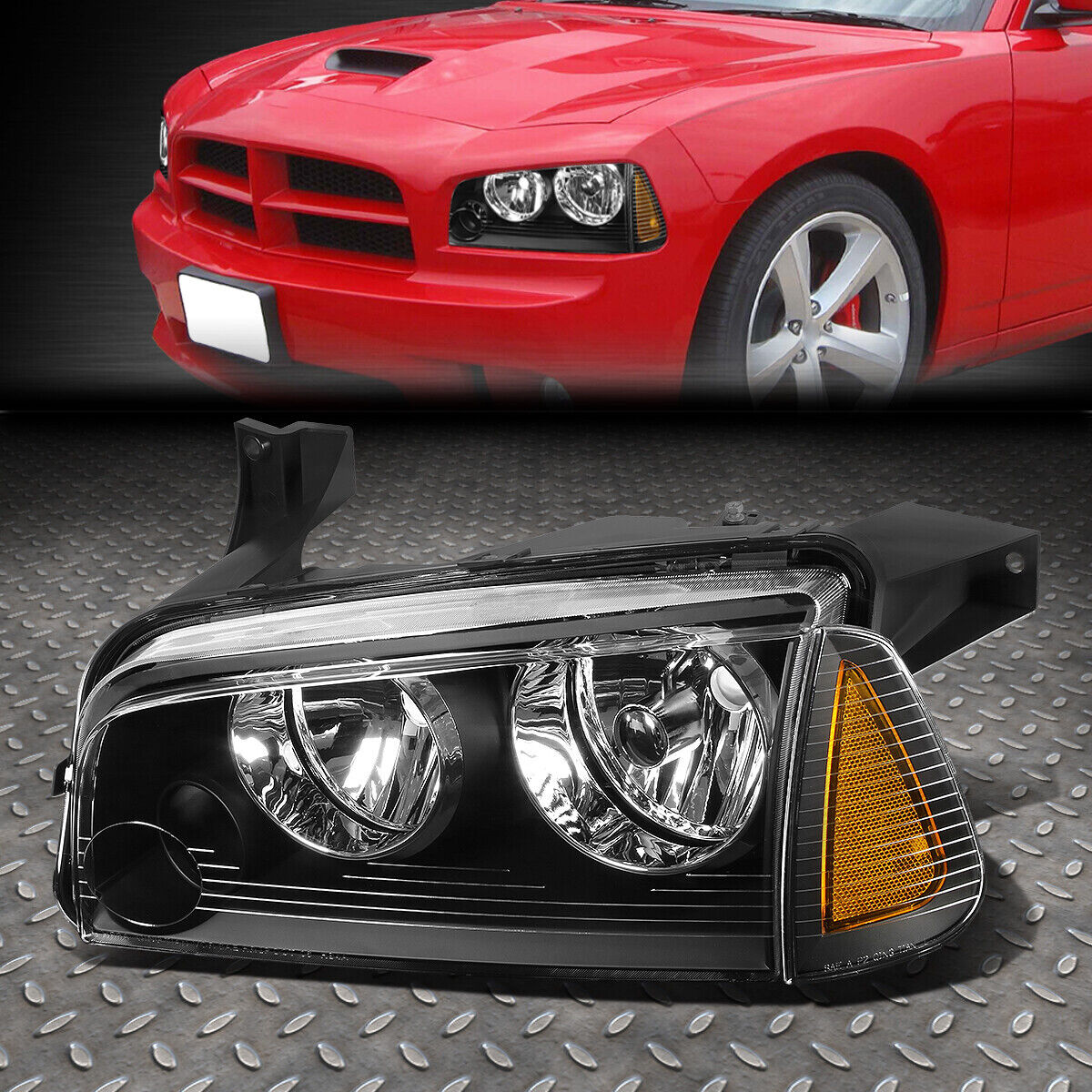 FOR 06-10 DODGE CHARGER DRIVER LEFT SIDE FACTORY STYLE HEADLIGHT LAMP CH2502163