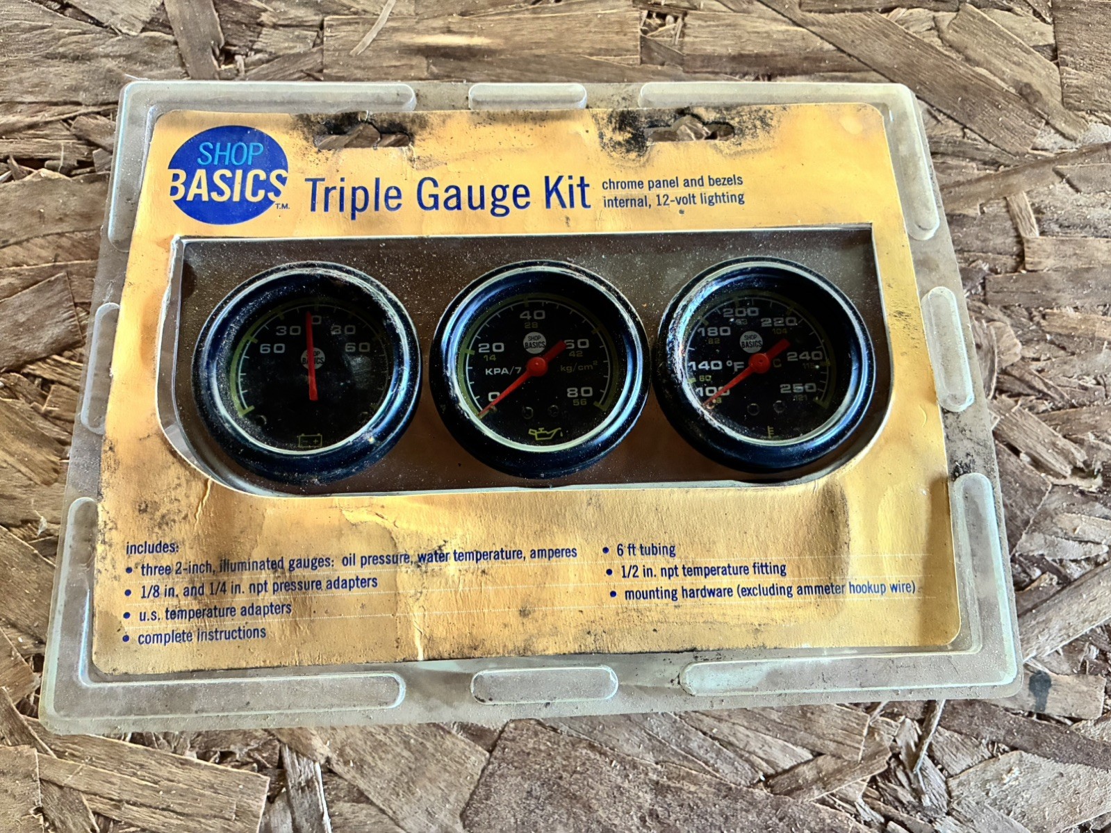 Shop Basics Triple Gauge Kit. New. . Shop Basics Triple Gauge Kit. New. .