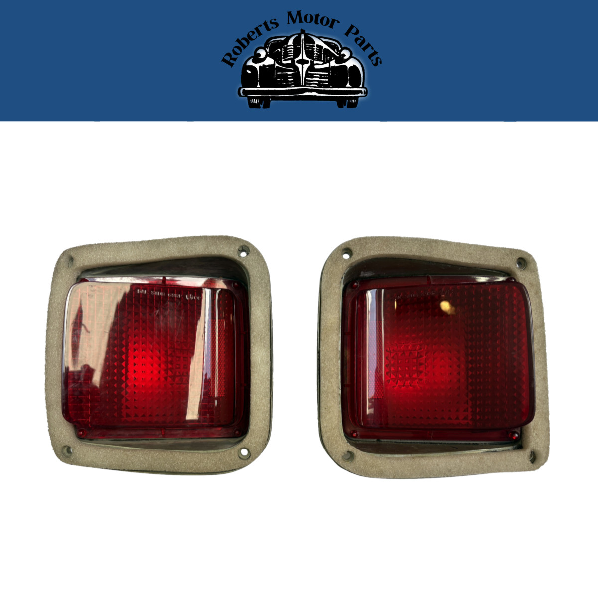 Great Used Old Stock Taillamp Assy Pair 1969 GTX Models #2930260 & #2930261 RARE Great Used Old Stock Taillamp Assy Pair 1969 GTX Models #2930260 & #2930261 RARE