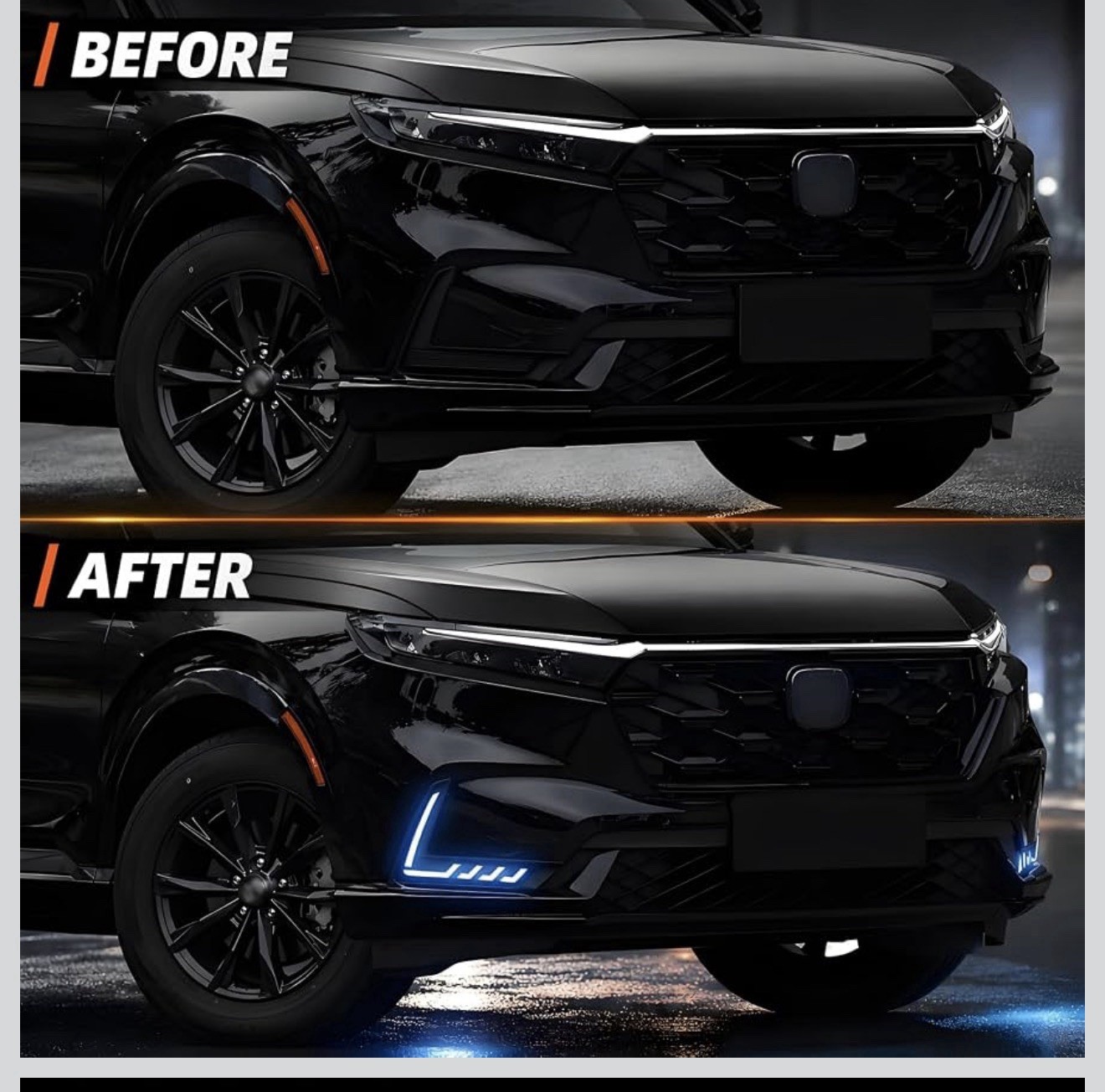 LED FOG LIGHTS DRL COMPATIBLE WITH HONDA CRV 2023 2024 2025 Three -Color LED FOG LIGHTS DRL COMPATIBLE WITH HONDA CRV 2023 2024 2025 Three -Color