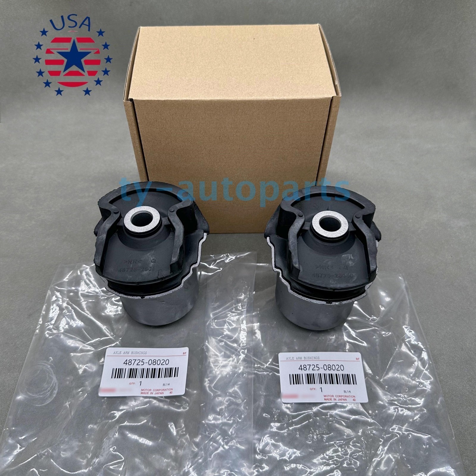 2PCS REAR LEFT & RIGHT AXLE ARM BUSHINGS TOYOTA SIENNA 2004-2020 TWO SIDE