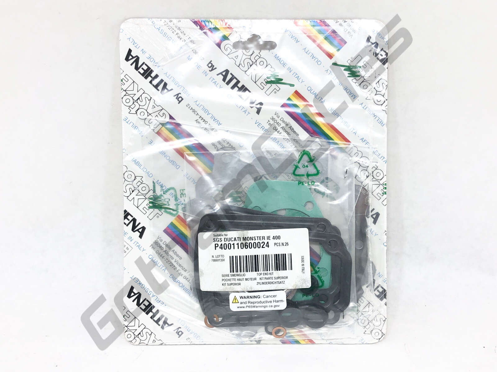 Athena Ducati Engine Motor Top End Cylinder Head Gasket Kit Set  - 79120341A