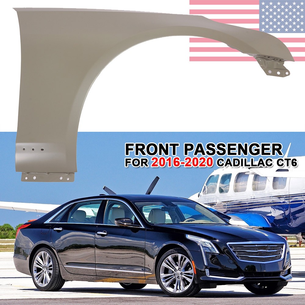 For Cadillac CT6 2016 2017 2018 2019 2020 Front Fender Primed  Right Side Alum