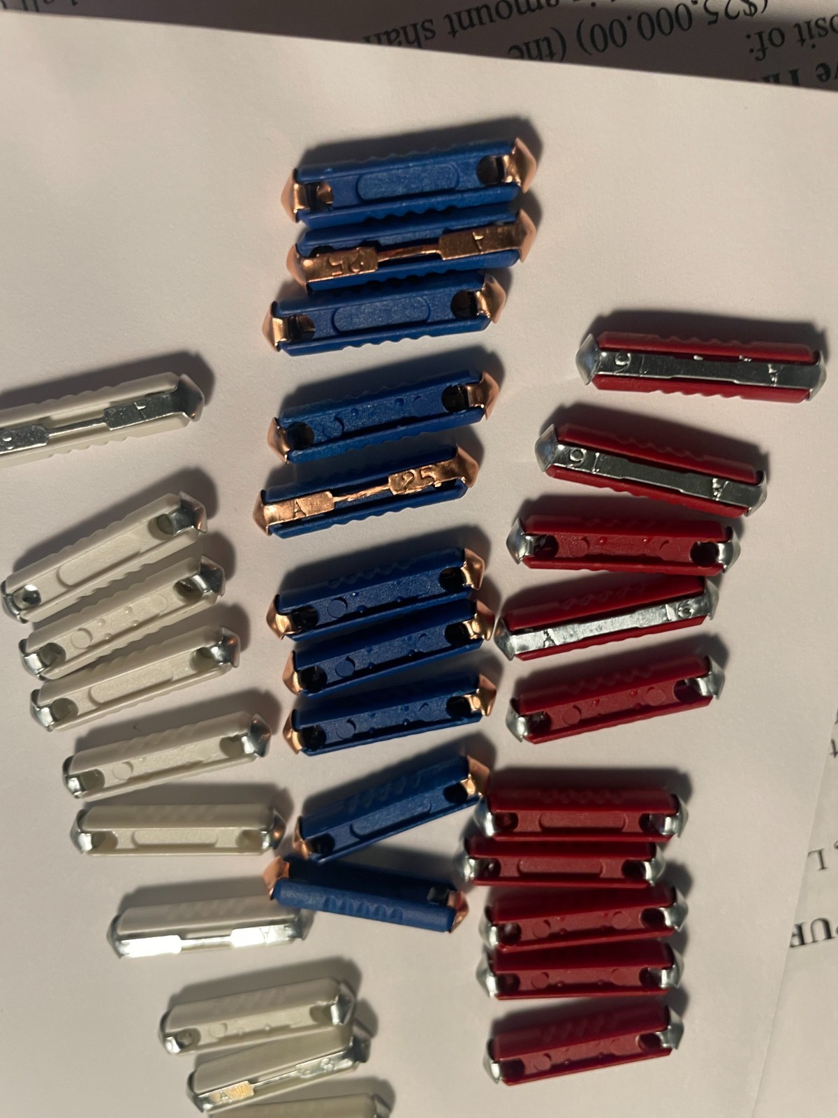 VW Fuse 8 16 25 Amp Fuses 10 of EACH Torpedo Mercedes bullet type fuses VW Fuse 8 16 25 Amp Fuses 10 of EACH Torpedo Mercedes bullet type fuses