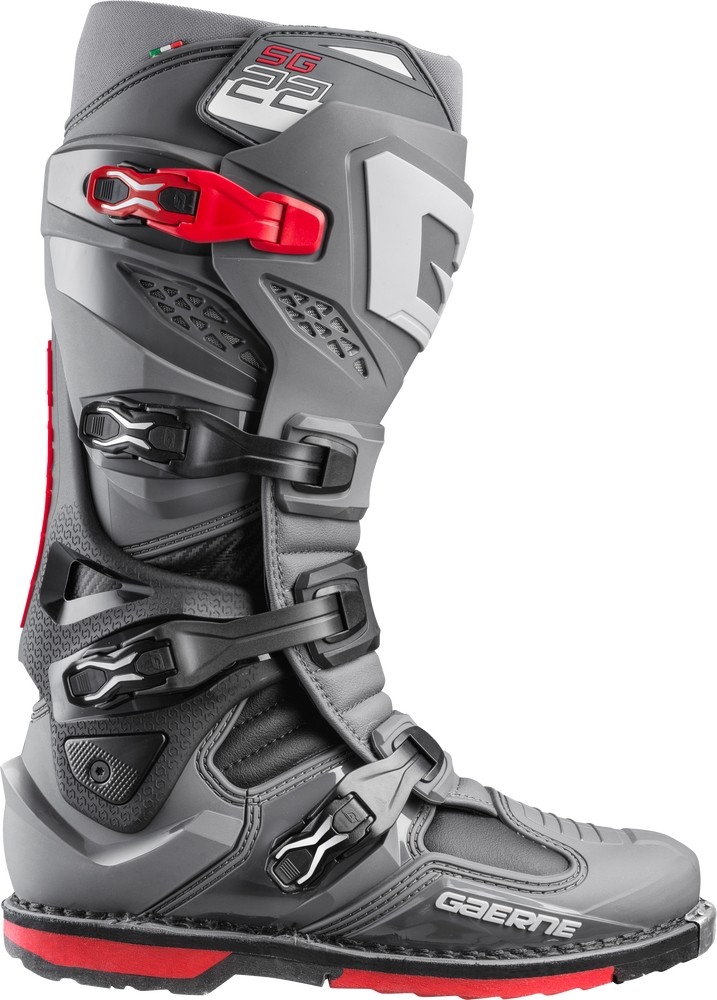 Gaerne SG-22 Boots 9 Anthracite/Black/Red 2262-007-09