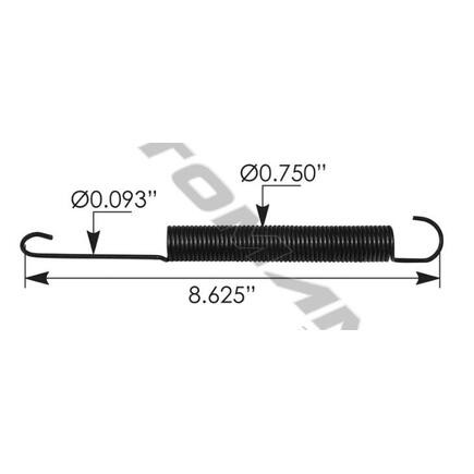 Automann 104.08201 Clutch Pedal Return Spring Ken