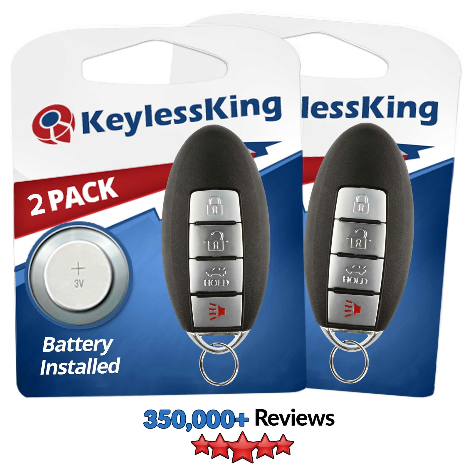 2 Replacement for 20032004 -2006 Infiniti G35 Key Fob Car Keyless Entry Remote