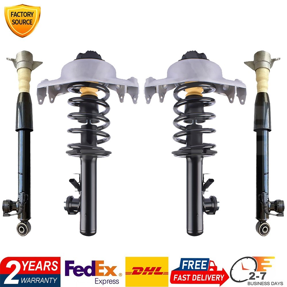 Front & Rear Shock Struts Assys Electric For Audi A4 S4 Quattro A5 S5 Q5 2009-17