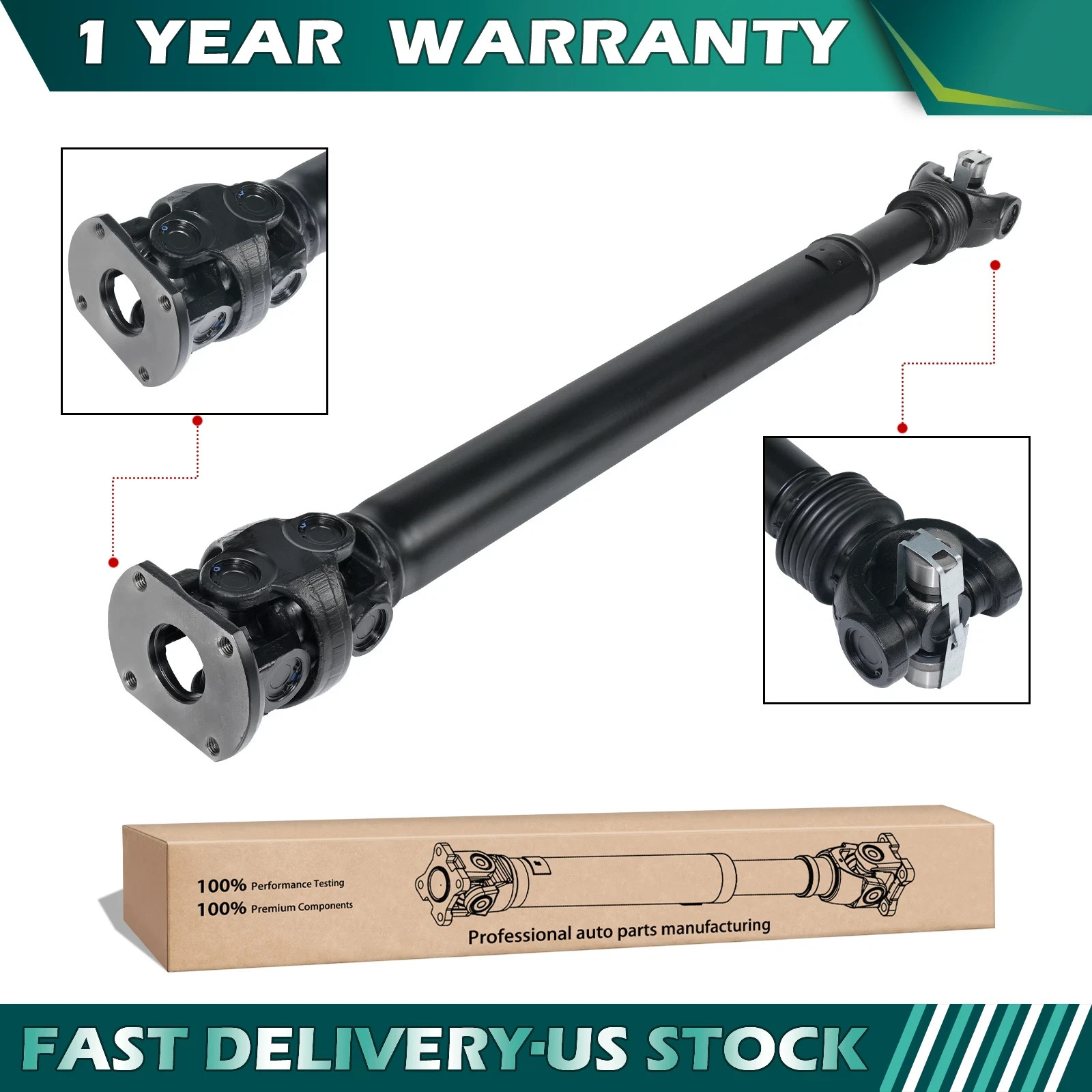 Front Driveshaft Assembly For Ford F-250 F-350 F-450 Super Duty 3C3Z4A376AA