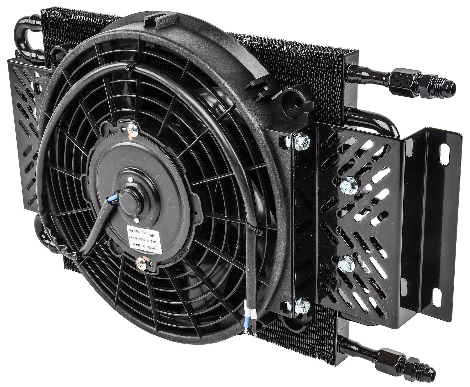JEGS High-Performance Transmission Cooler with Fan [26,000 GVW]