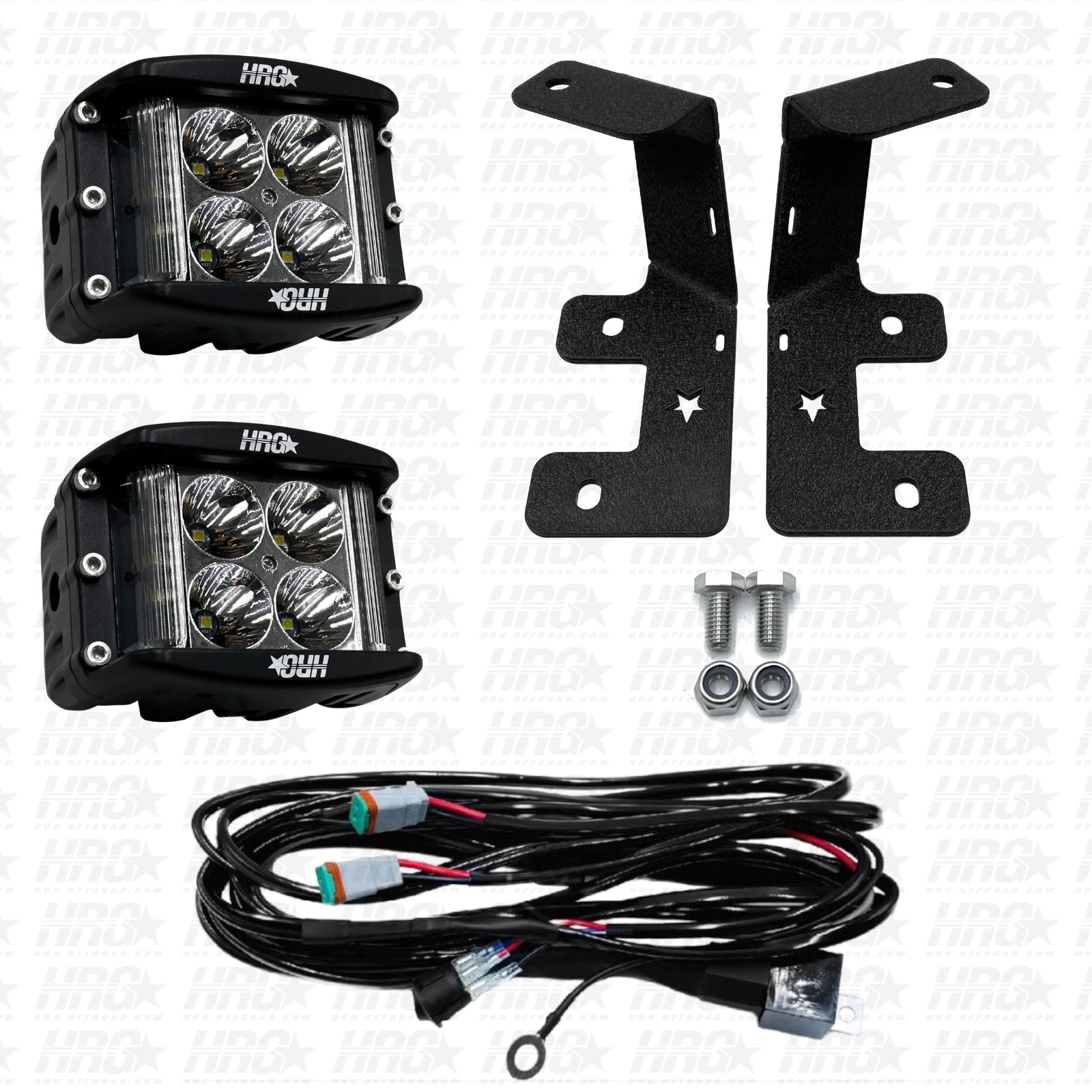 STRIKER 3 INCH (76MM) SIDE SHOOTER POD LIGHT KIT FOR 2001-2006 ACURA MDX