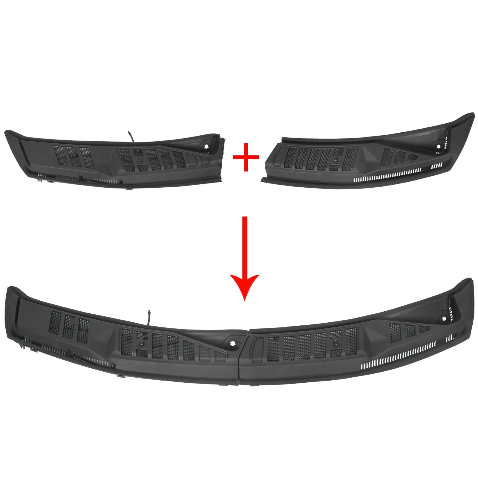 Right Left Improved Windshield Window Wiper Cowl Cover Fits 2015-2020 Ford F-150 Right Left Improved Windshield Window Wiper Cowl Cover Fits 2015-2020 Ford F-150