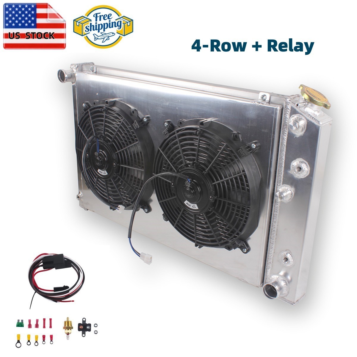 4Row Radiator 2×12\