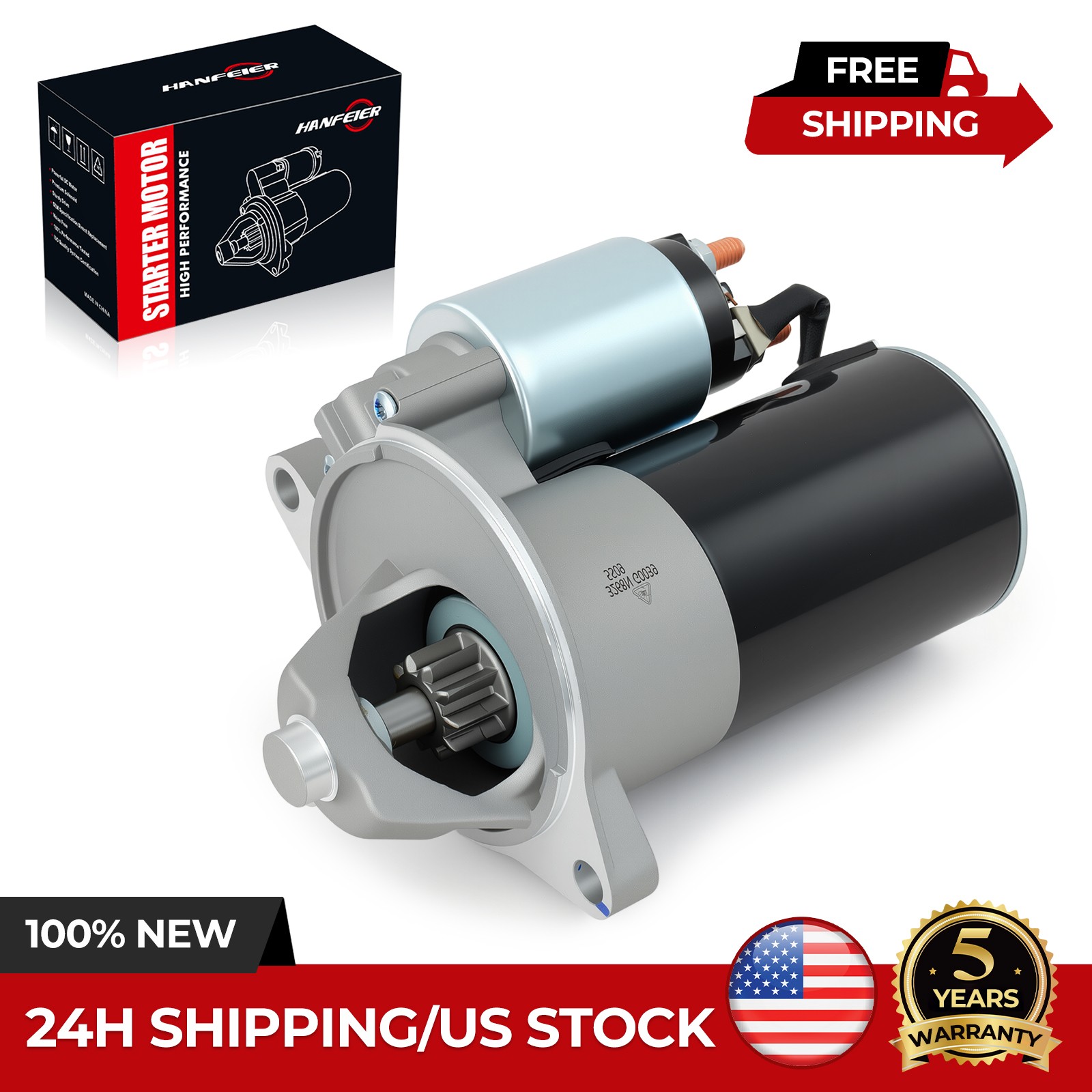 Starter Motor for Ford F-150 F-250 F-350 Mustang Lincoln Mercury 1.4KW 12V 10T Starter Motor for Ford F-150 F-250 F-350 Mustang Lincoln Mercury 1.4KW 12V 10T