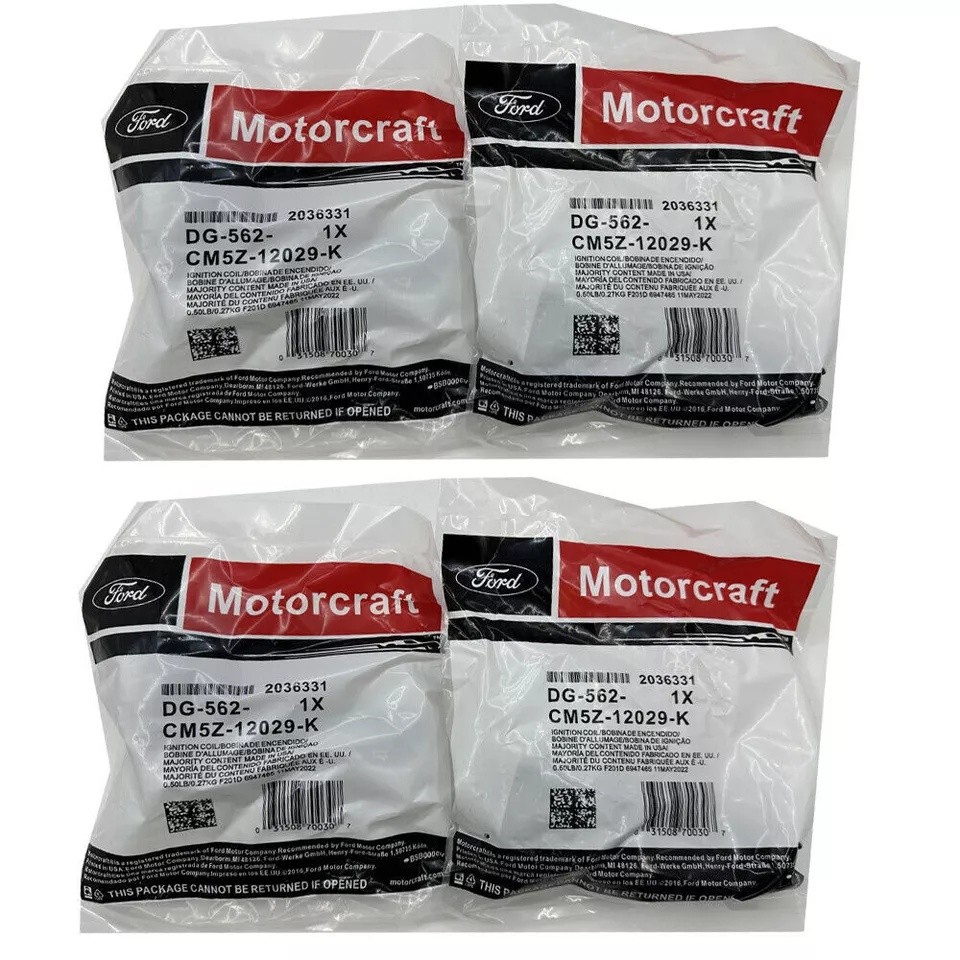 4* Ignition Coils DG562 Motorcraft Fit Ford Fusion Focus Edge Taurus Lincoln MKZ