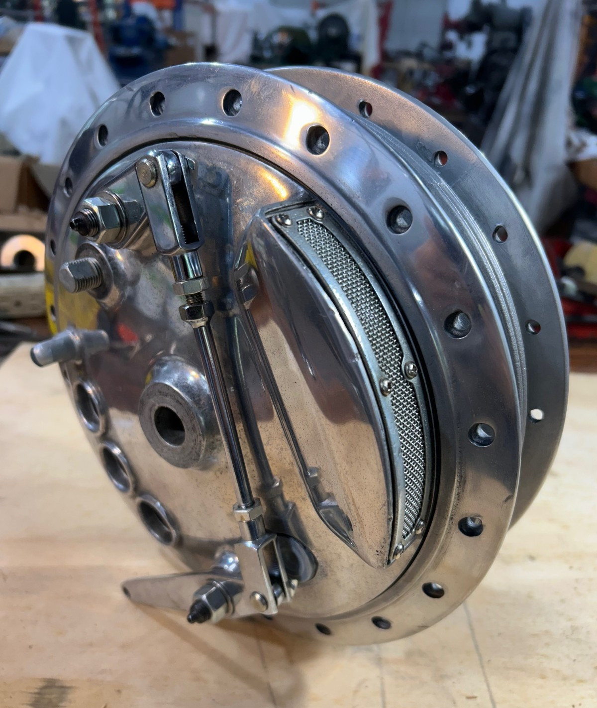 Norton Commando Front Hub and TLS Brake complete Norton Commando Front Hub and TLS Brake complete
