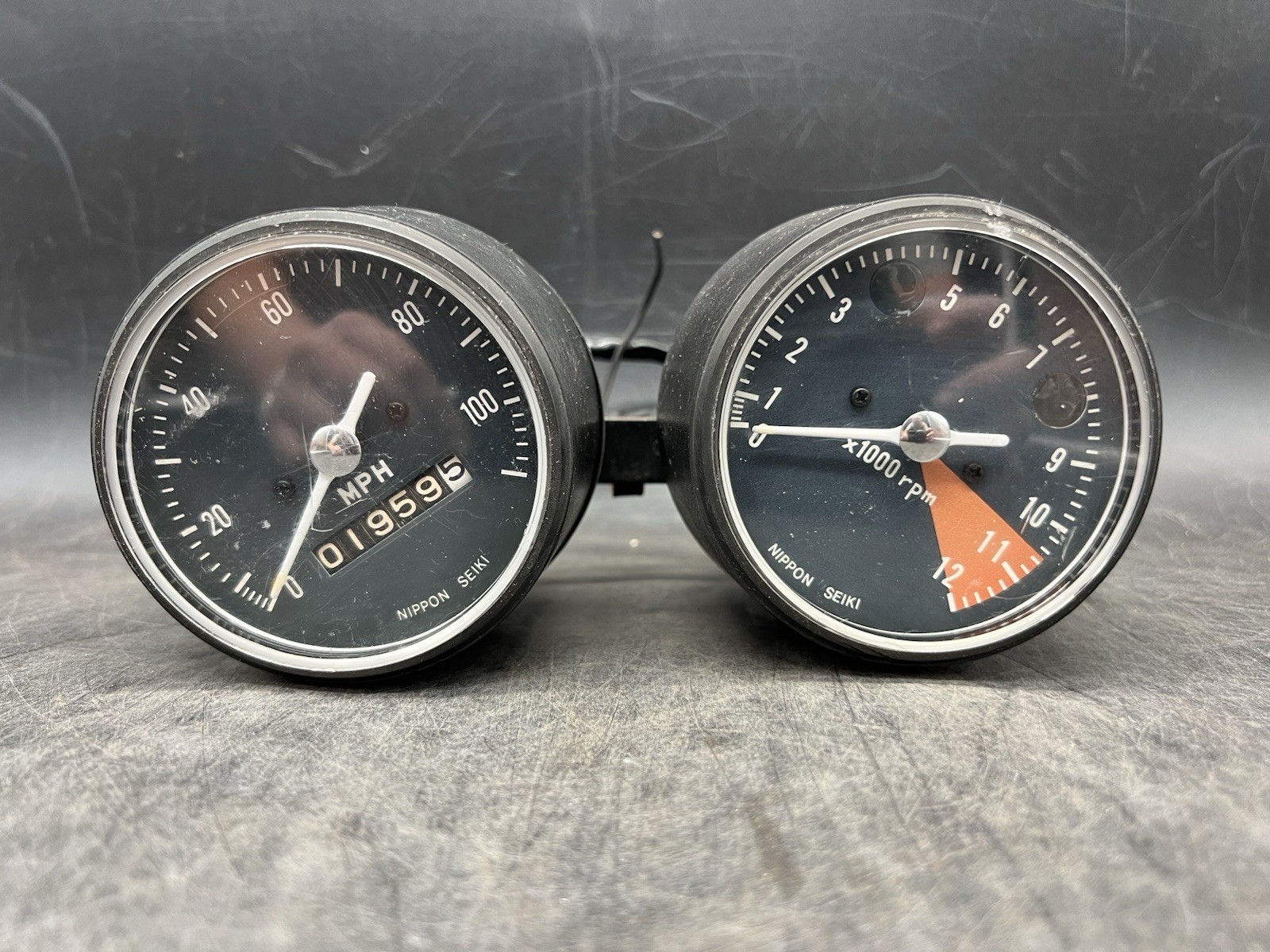 1971-1976 Honda CL450 CB450 Vintage Speedometer Tachometer Nippon Seiking