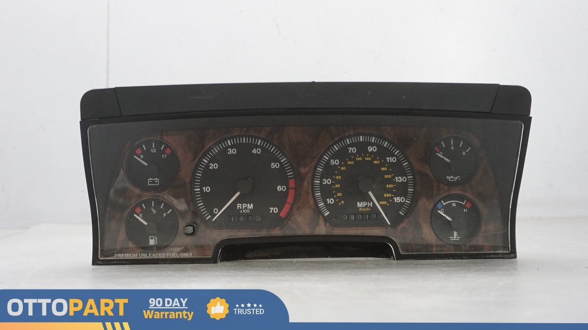 1992-1993 JAGUAR XJS Front Speedometer Instrument Gauge Cluster OEM DAC10372 1992-1993 JAGUAR XJS Front Speedometer Instrument Gauge Cluster OEM DAC10372