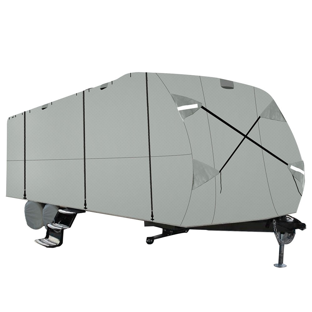 Labwork RV Trailer Cover 30'-33' 4-Ply Waterproof  Camper Travel Trailer Cover