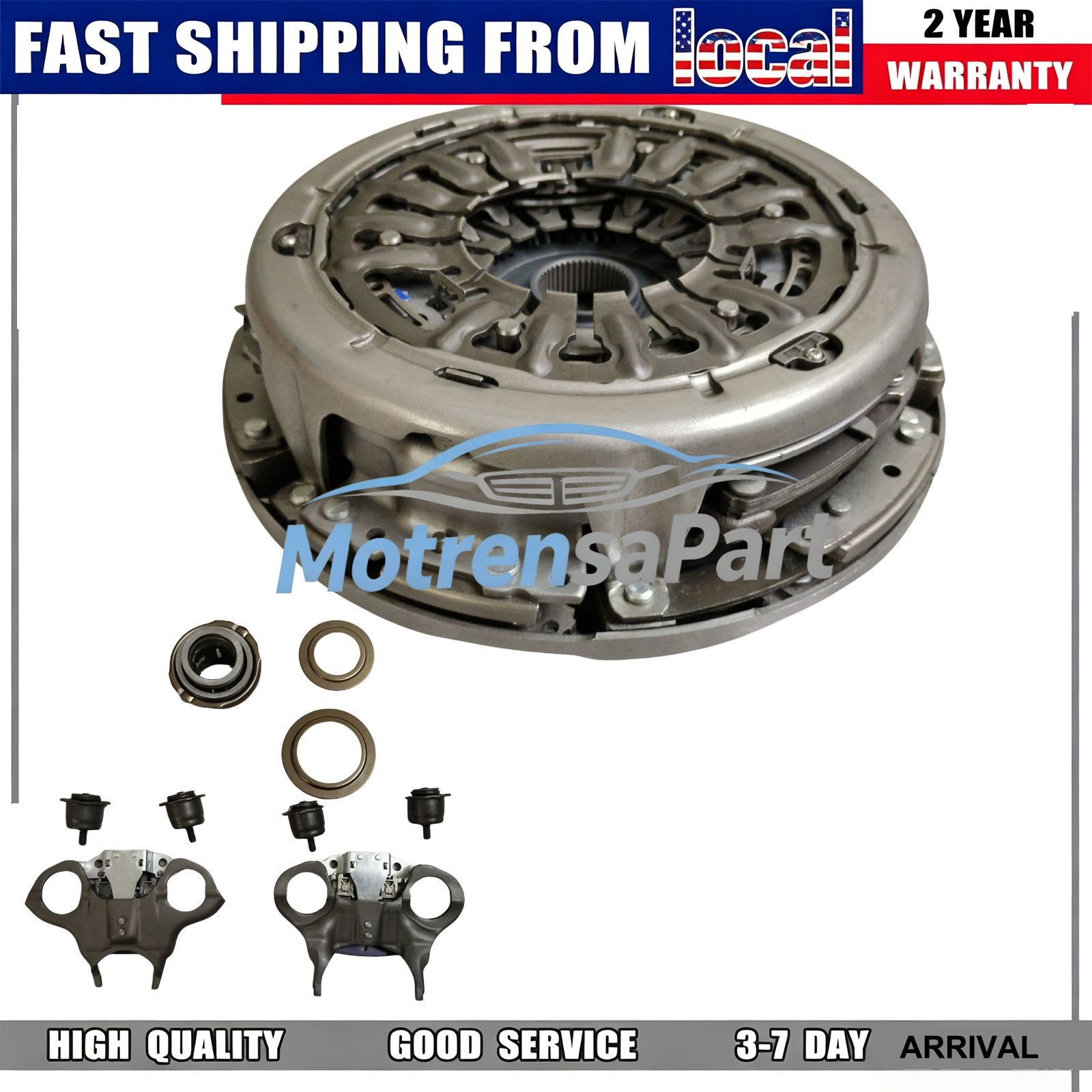 For 12-19 Ford Focus Fiesta 2.0L Transmission Dual Clutch Fork Kit 6DCT250 DPS6 For 12-19 Ford Focus Fiesta 2.0L Transmission Dual Clutch Fork Kit 6DCT250 DPS6