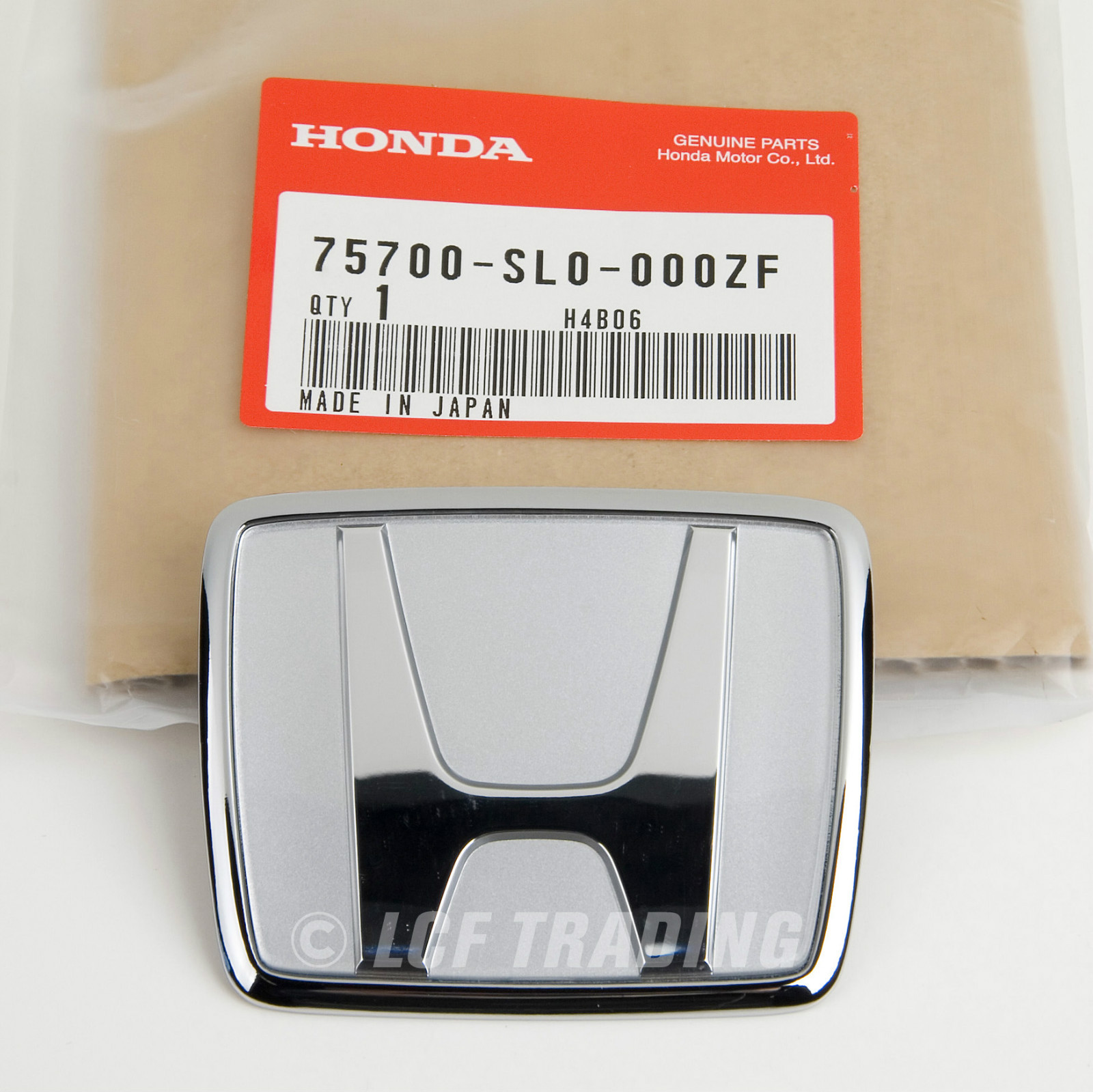 NEW Authentic JDM Honda NSX R77 91-01 Front Emblem 75700-SL0-000ZF Sebling Silvr