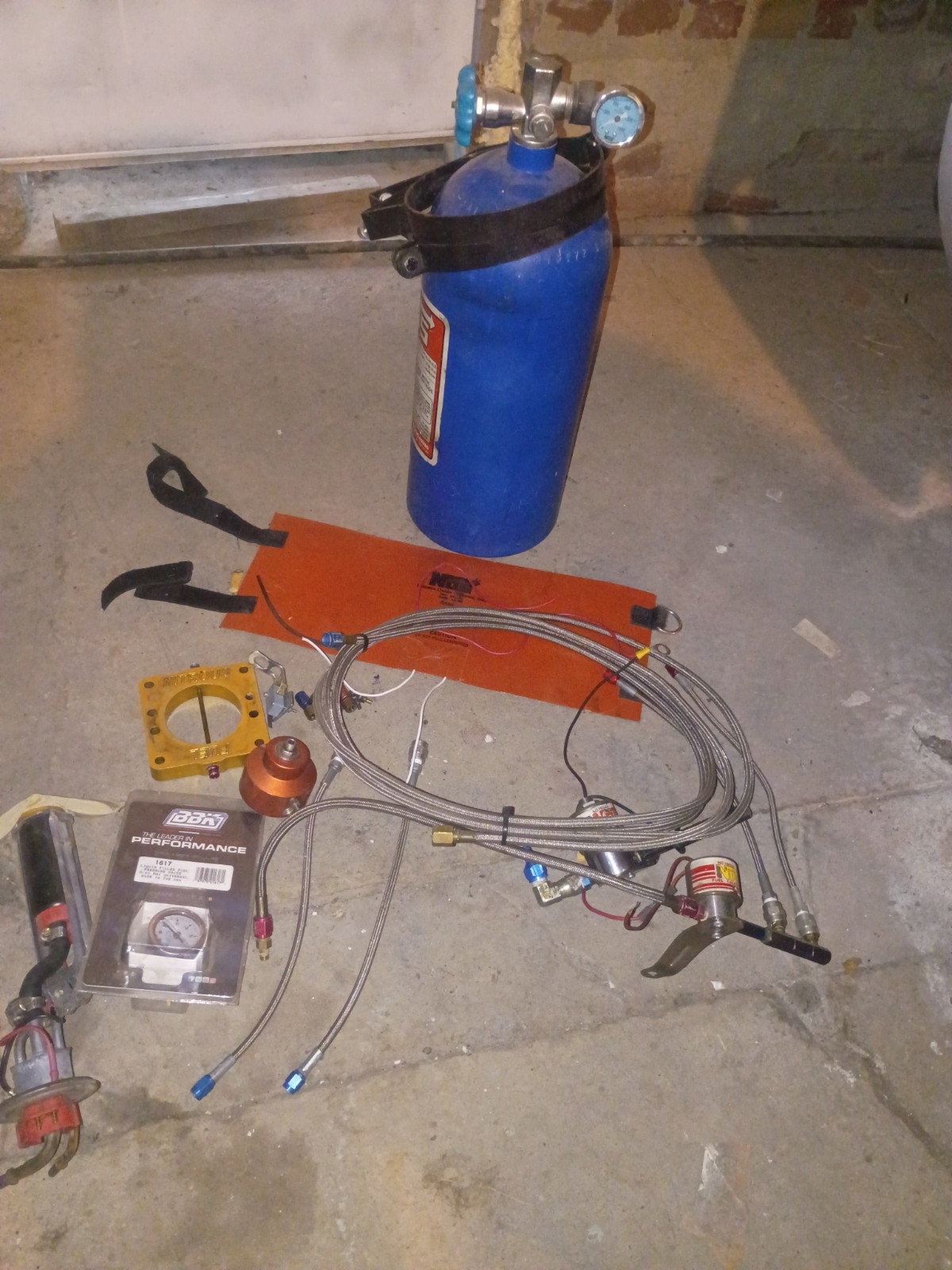 NOS super pro shot 86-93 Ford Mustang GT 5.0L (Pushrod) complete Nitrous Kit