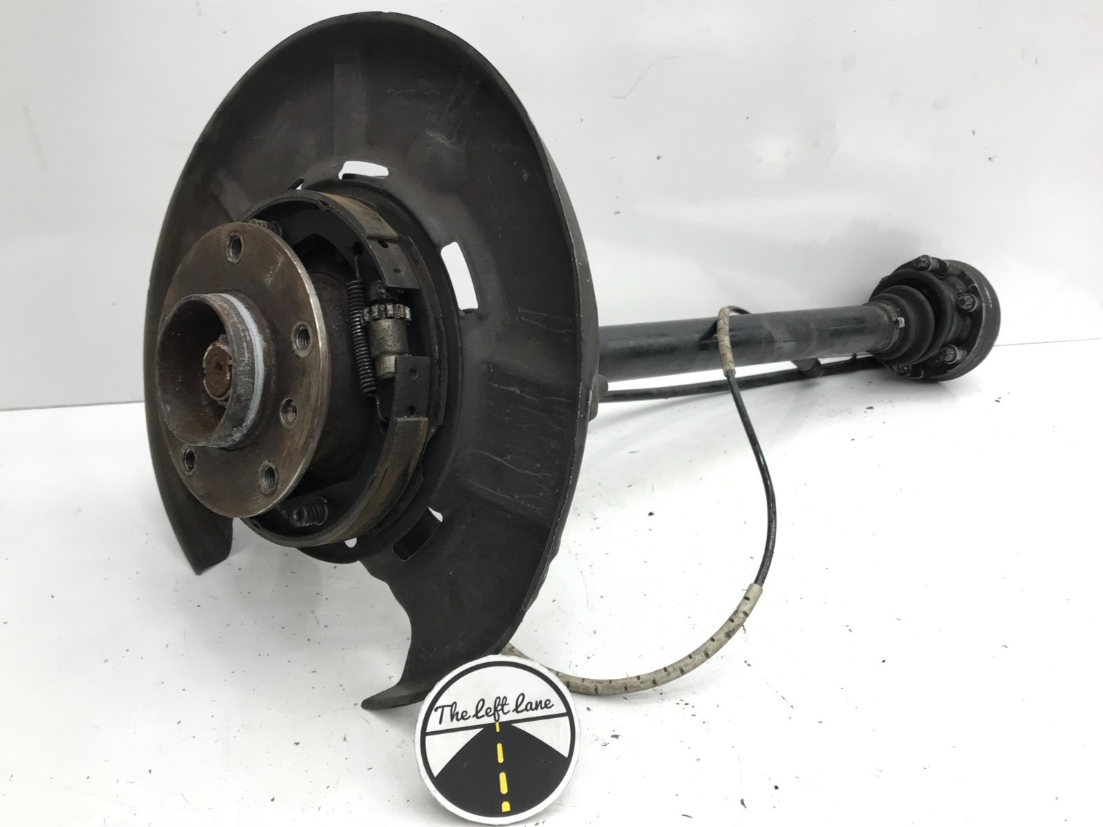 08-13 BMW E92 E93 335I REAR RIGHT PASSENGER SPINDLE KNUCKLE HUB & AXLE SHAFT OEM