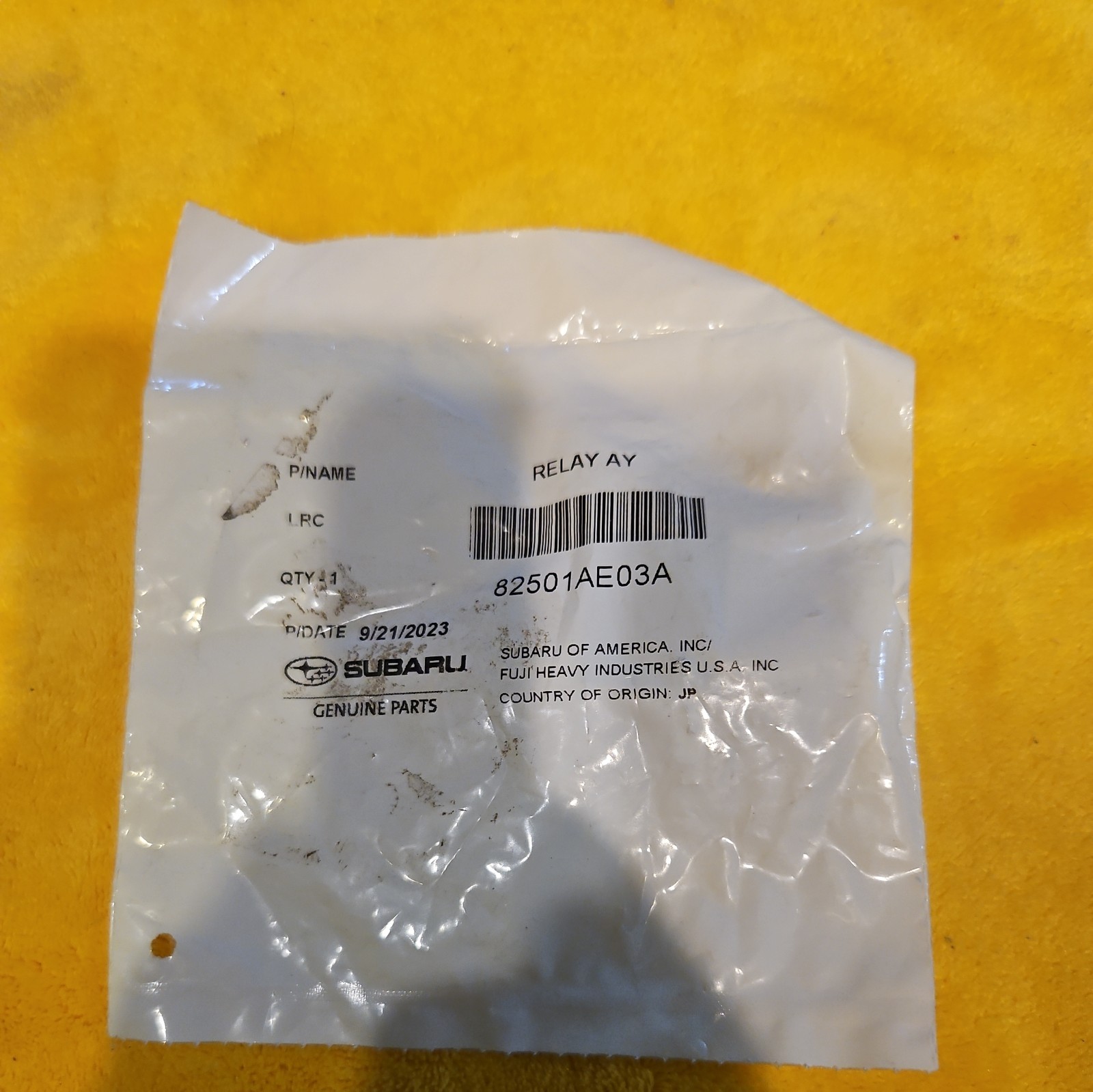 1998-2023 Subaru Relay Starter Fuel Pump Window All Models NEW 82501AE03A OEM 1998-2023 Subaru Relay Starter Fuel Pump Window All Models NEW 82501AE03A OEM