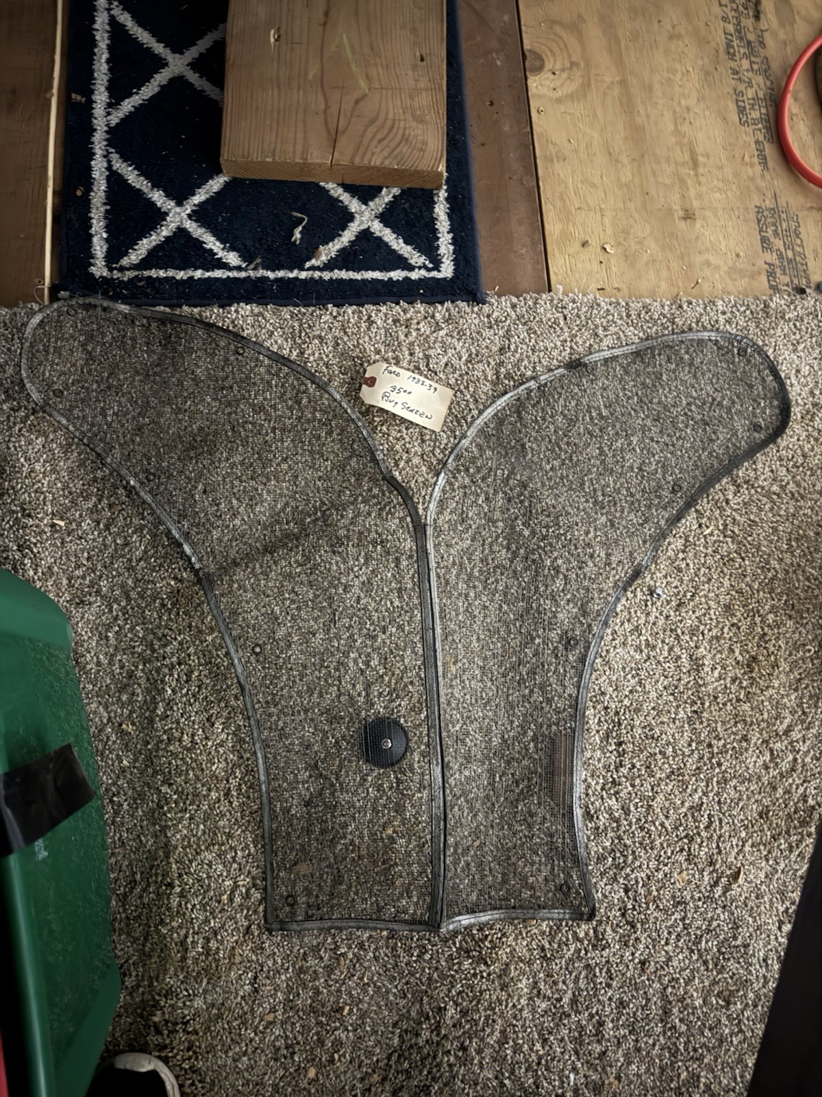 OEM 1938 Ford Deluxe grille bug screens OEM 1938 Ford Deluxe grille bug screens
