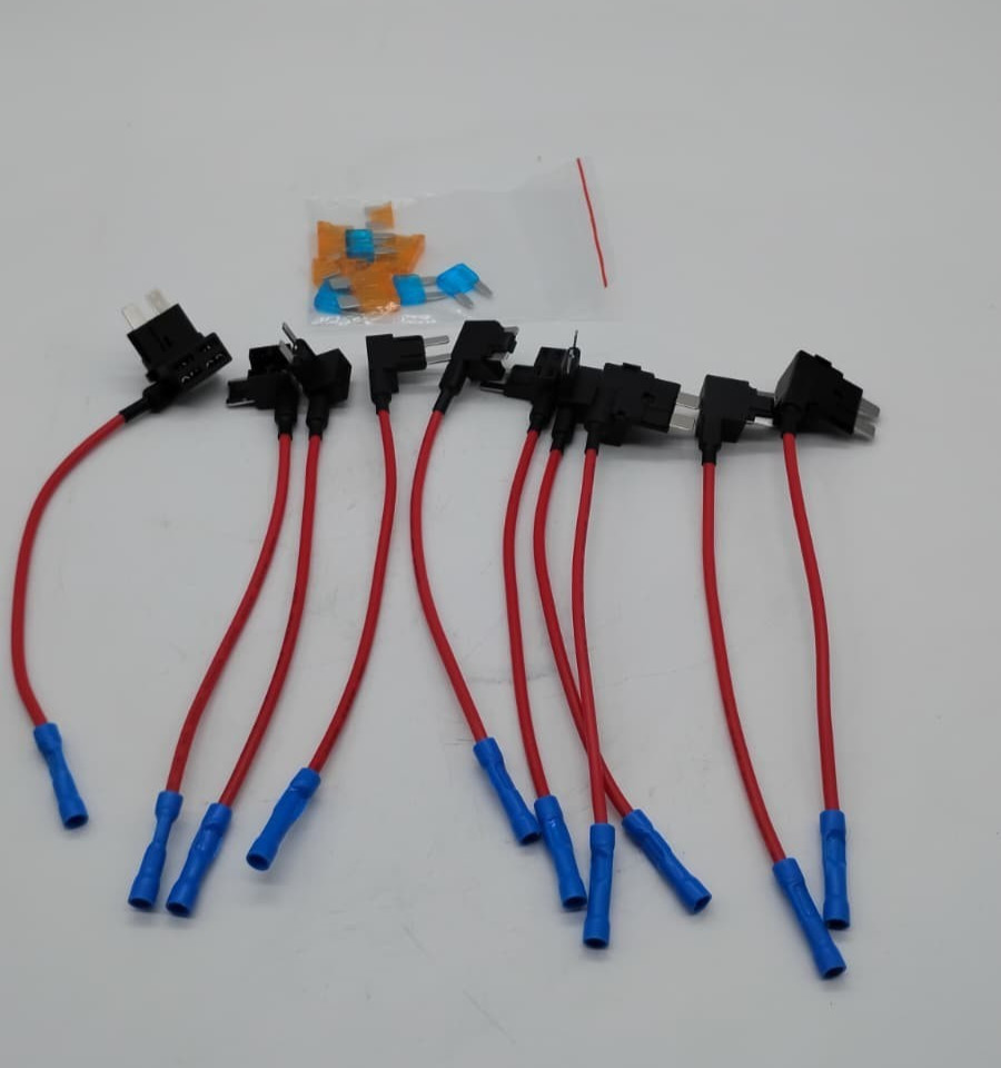 Nilight 10 Pack 12V Fuse Tap Adapters Add-a-Circuit Kit Standard Mini Profile