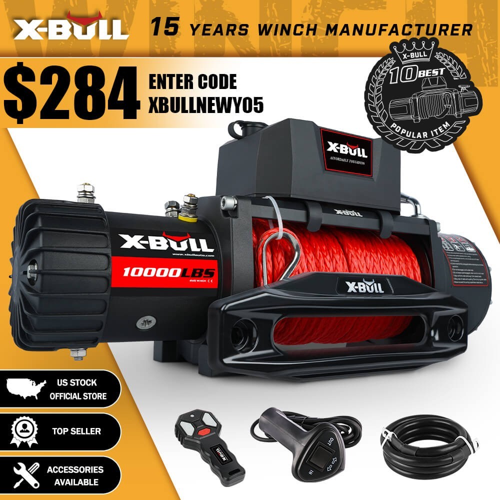 X-BULL Winch 14500lbs 13500lbs 12000lbs 12V Wireless Remote Truck Jeep 4WD 4X4 X-BULL Winch 14500lbs 13500lbs 12000lbs 12V Wireless Remote Truck Jeep 4WD 4X4