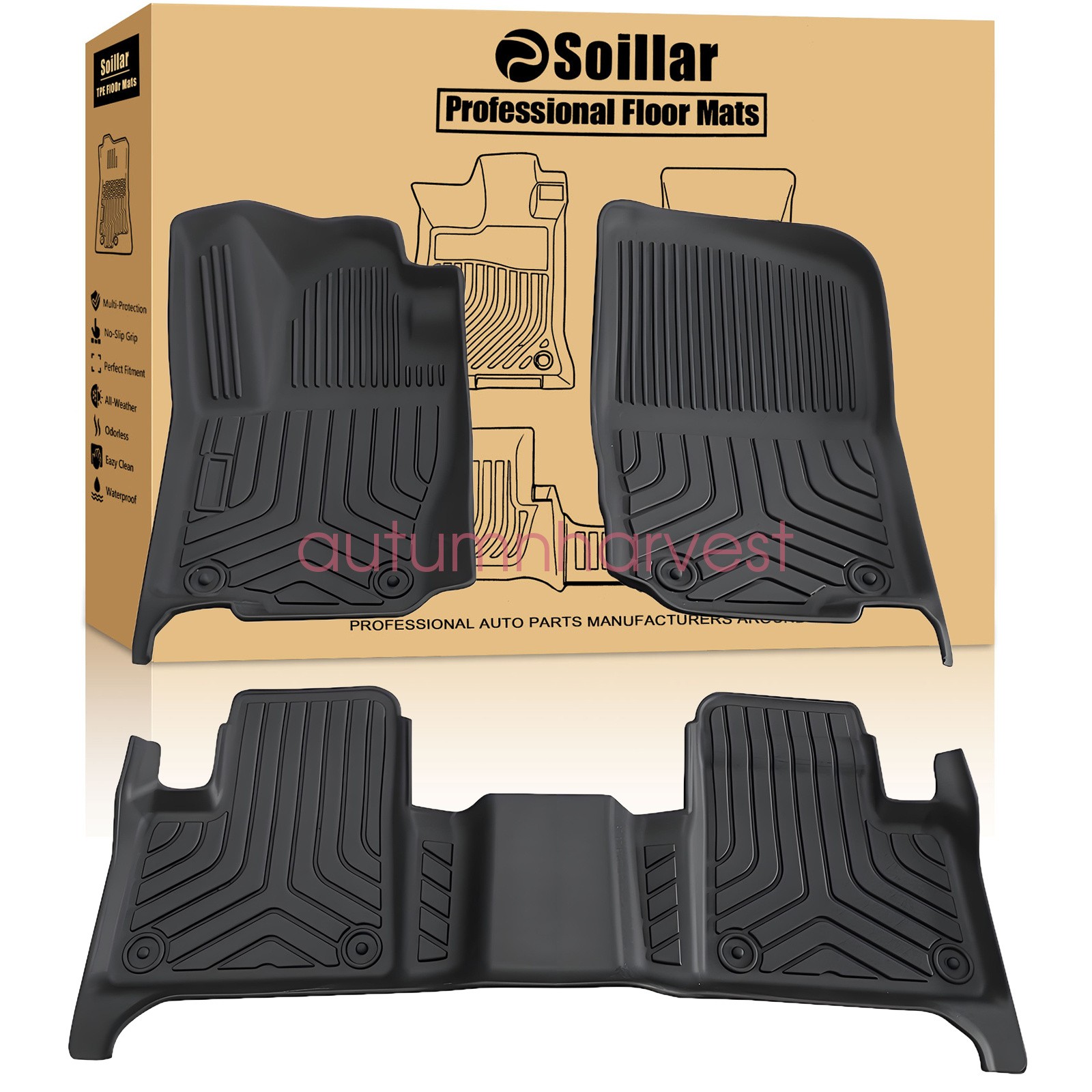 Floor Mats Liner For 2012-2019 Mercedes-Benz ML GLE GL GLS TPE All Weather New