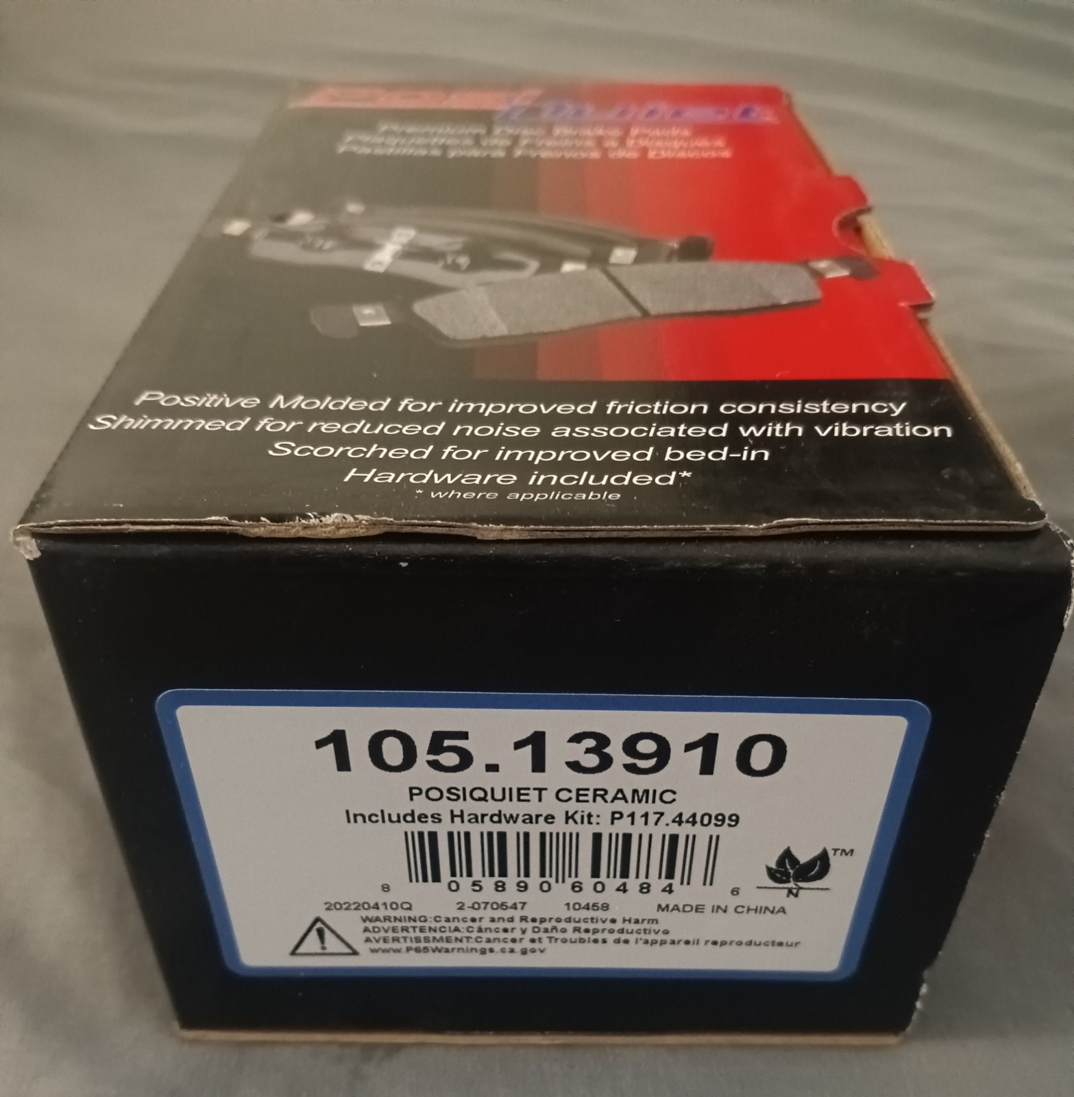 Centric Posi Quiet 105.13910 Disc Brake Pad Set for QC1391 Centric Posi Quiet 105.13910 Disc Brake Pad Set for QC1391